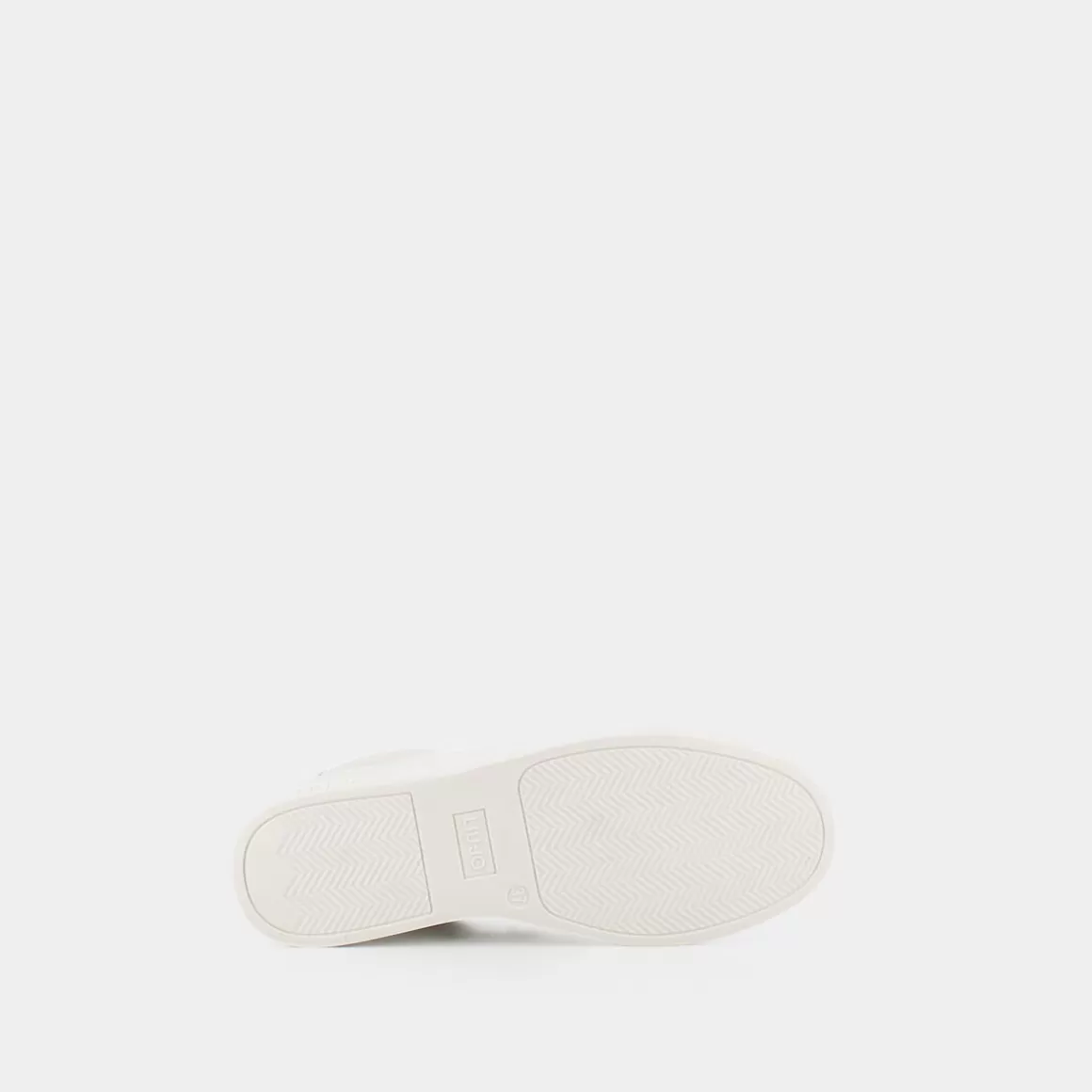 Baskets LIU-JO Alicia en cuir souple - Modèle 4A3707  
Nuances laiteuses et platine sur fond beige  
Chaussures décontractées avec un excellent rapport qualité-prix