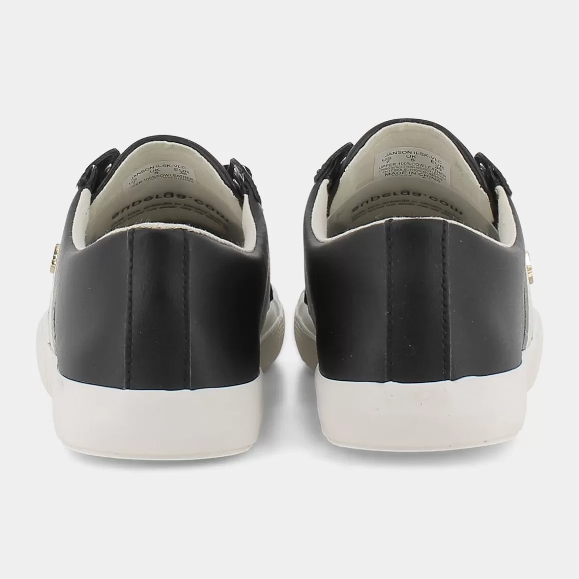 Chaussures de sport Janson Lauren Ralph Lauren - Noir/Nude/Vanille en cuir souple (Réf. 802810681) - Modèle confortable avec semelle amortissante - Prix attractif