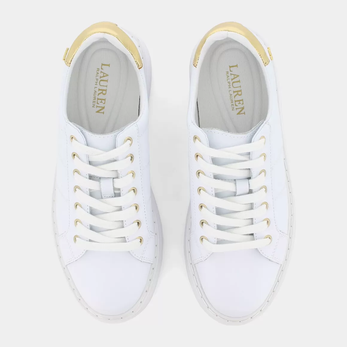 Baskets Angelin confortables Ralph Lauren - Blanc pur - Style décontracté et prix attractif