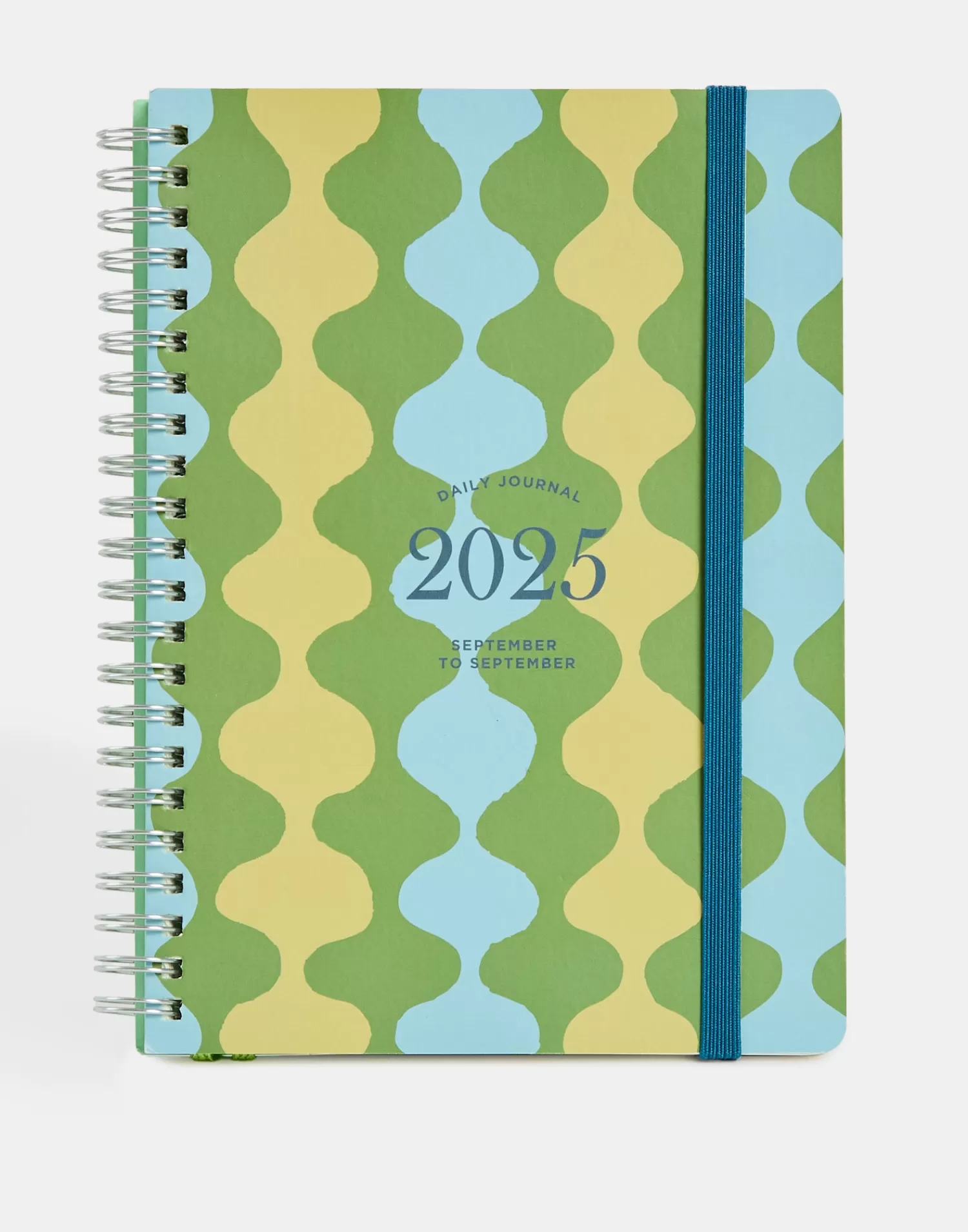 Agenda Scolaire Natura 2024/2025 - Organisation Hebdomadaire avec Motif Vagues & Vue Pratique