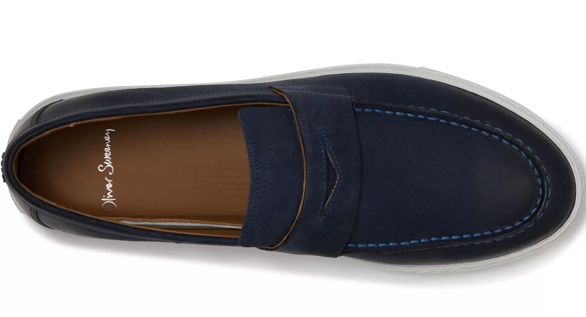 Baskets Oliver Sweeney Beadnell - Bleu Marine Élégant pour un Style Urbain Raffiné