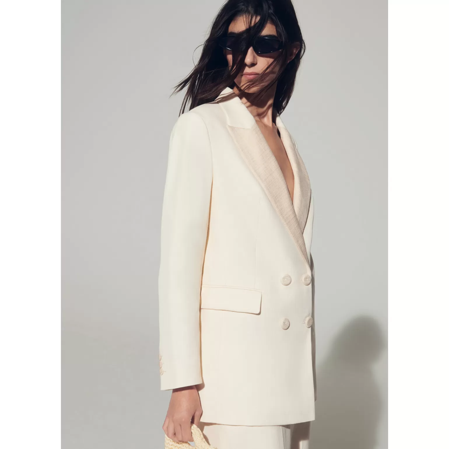 Veste structurée à col croisé - Nouvelle collection Xandres disponible en ligne