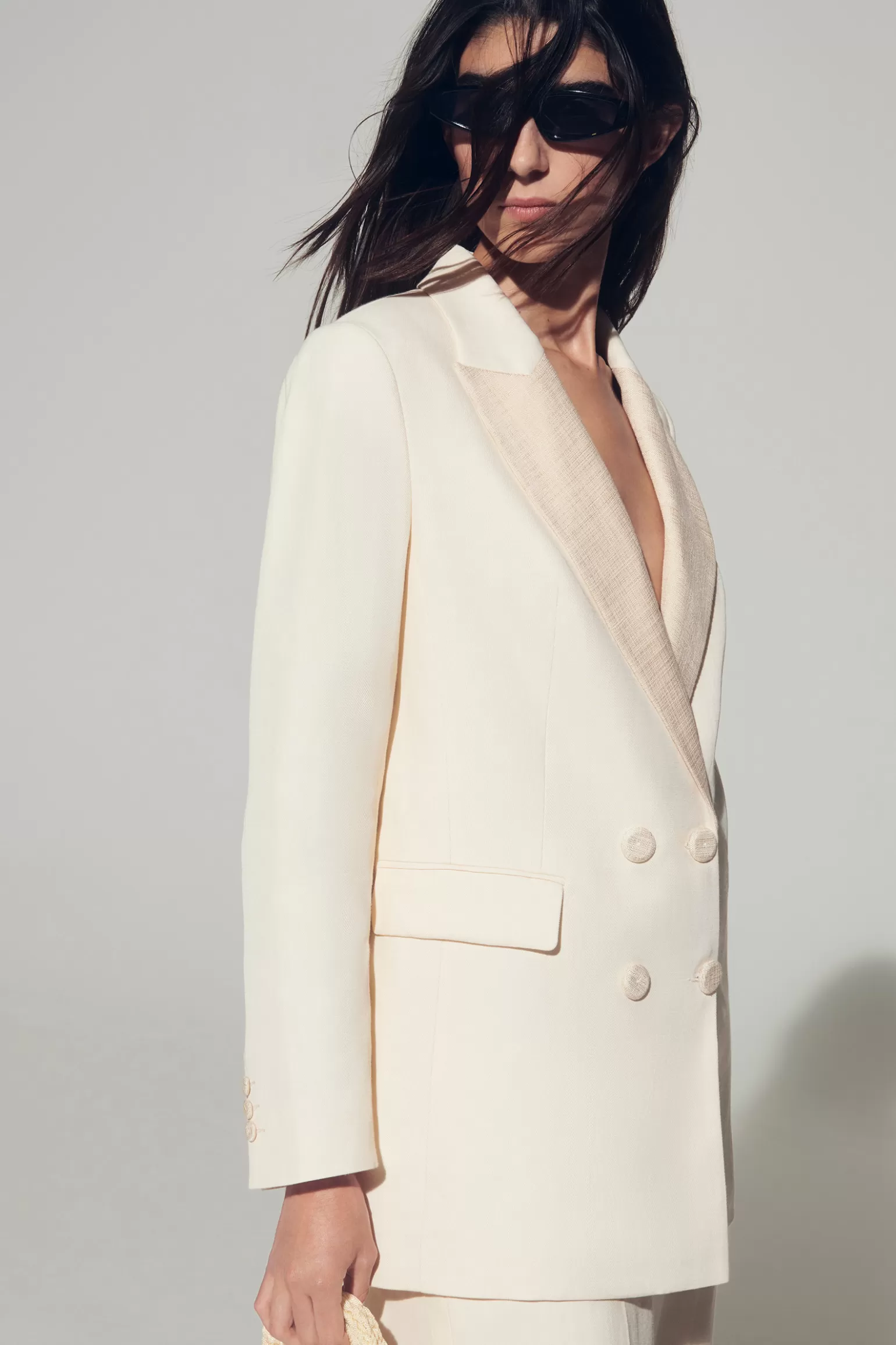 Veste structurée à col croisé - Nouvelle collection Xandres disponible en ligne
