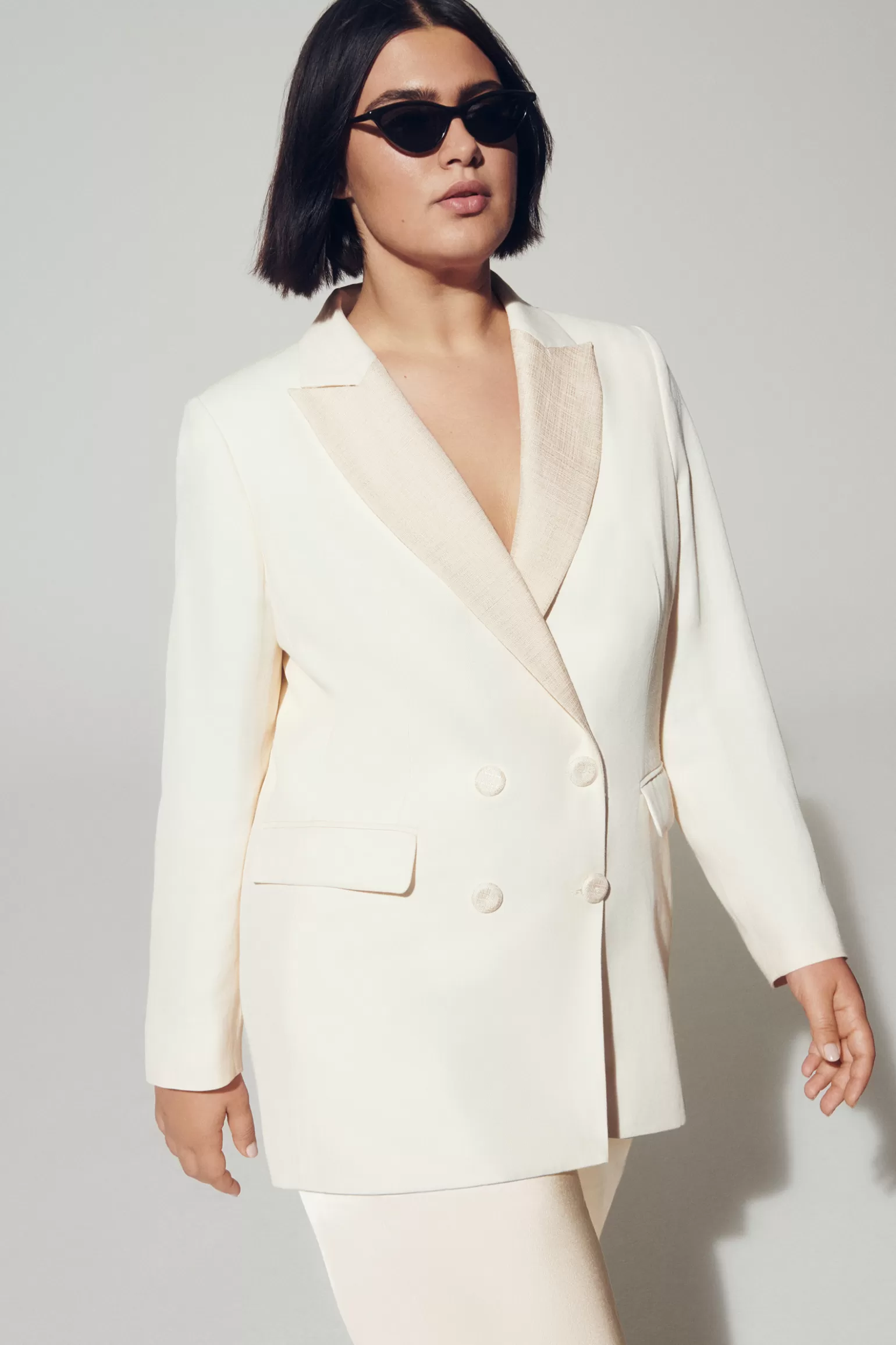 Veste structurée à col croisé - Nouvelle collection Xandres disponible en ligne