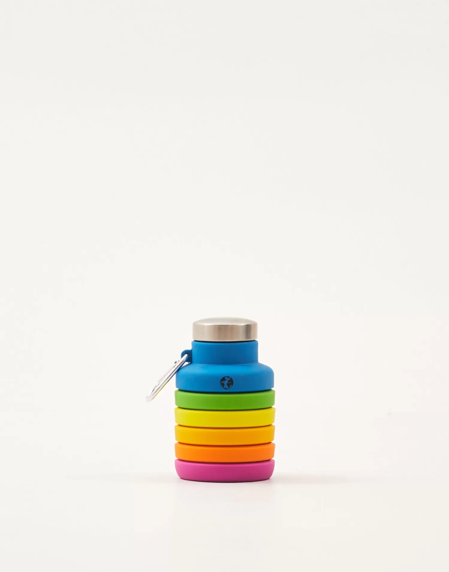 Natura Selection - Gourde Pliable Réutilisable Arc-en-Ciel | Design Compact pour le Sport et les Voyages