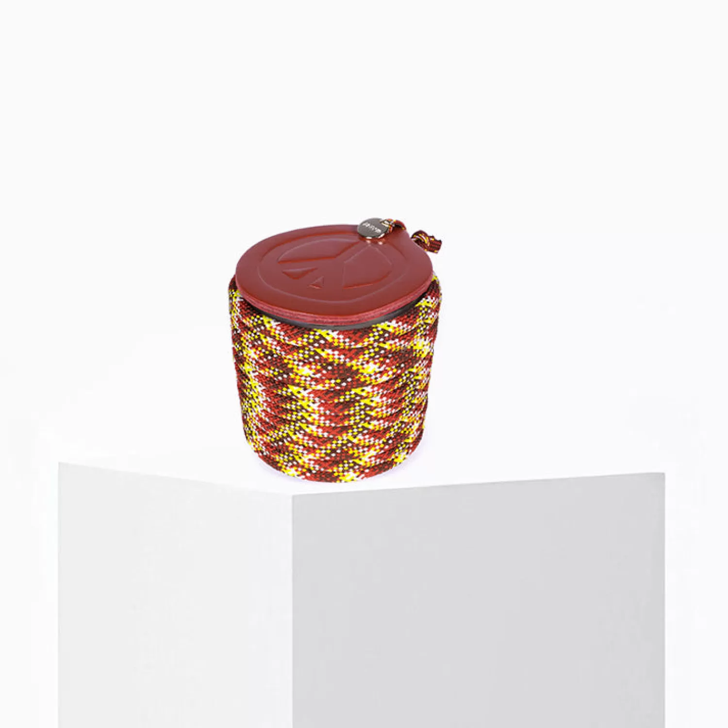 Bougie parfumée Figue veloutée - Format carré édition limitée Craie Studio - Déco bohème teintée de marron (Promotion exclusive)