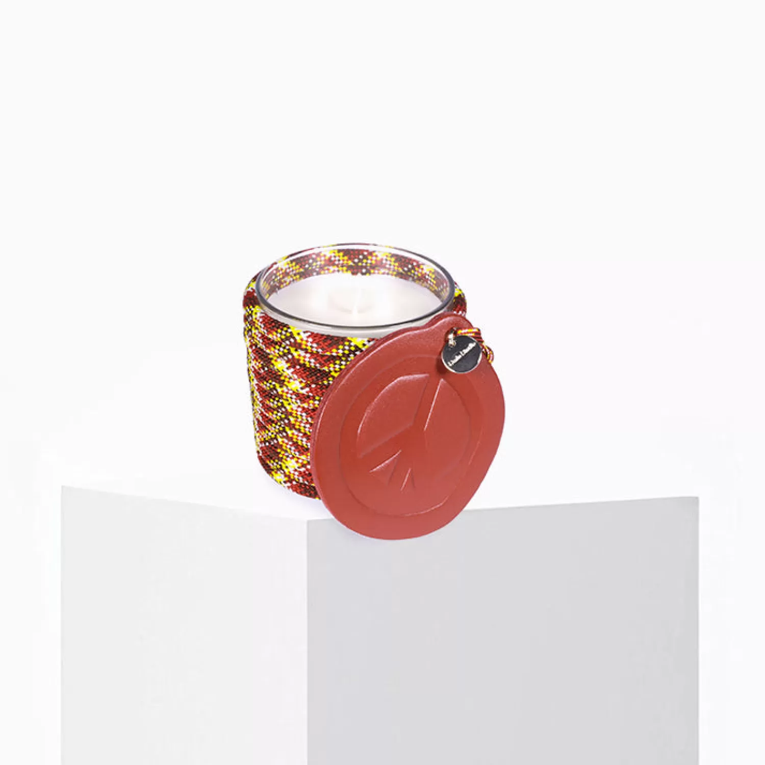 Bougie parfumée Figue veloutée - Format carré édition limitée Craie Studio - Déco bohème teintée de marron (Promotion exclusive)