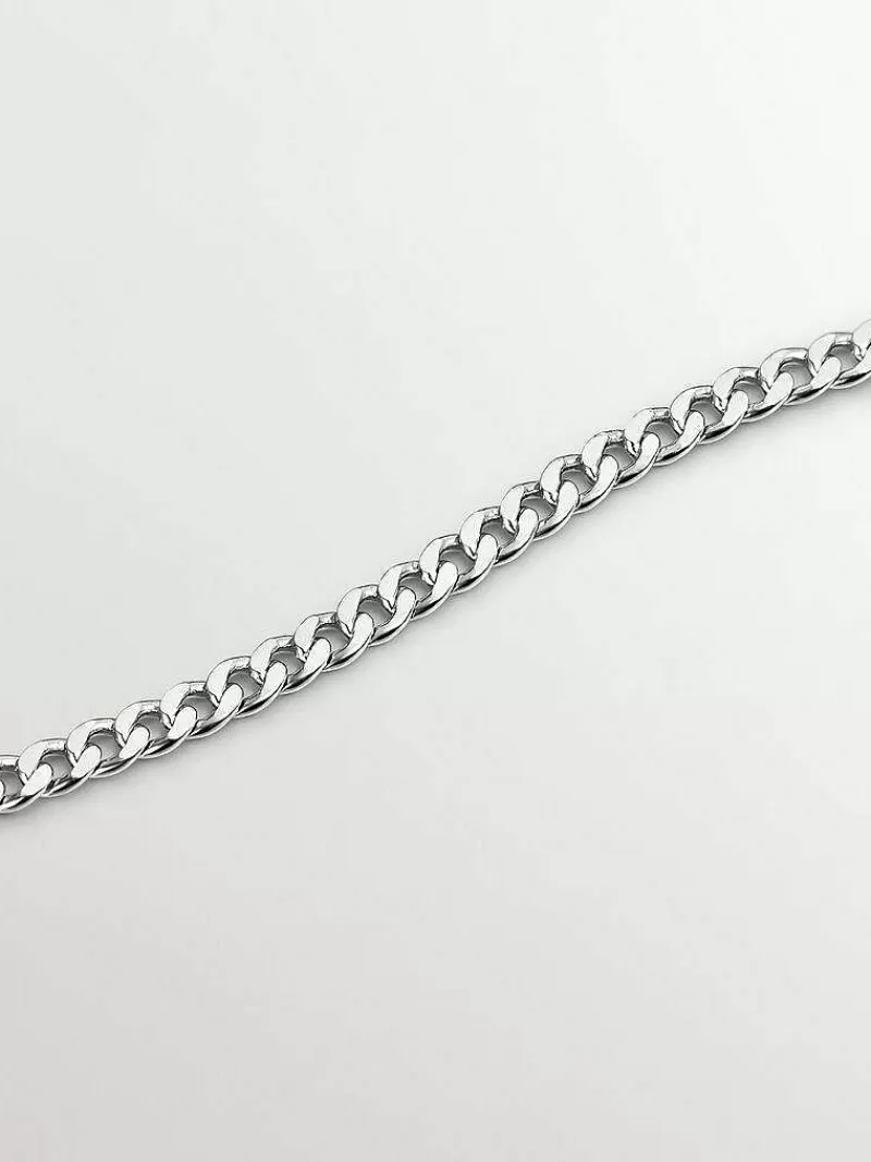 Chaîne en argent 925 à motif géométrique contemporain - Collier élégant Aristocrazy pour un style intemporel