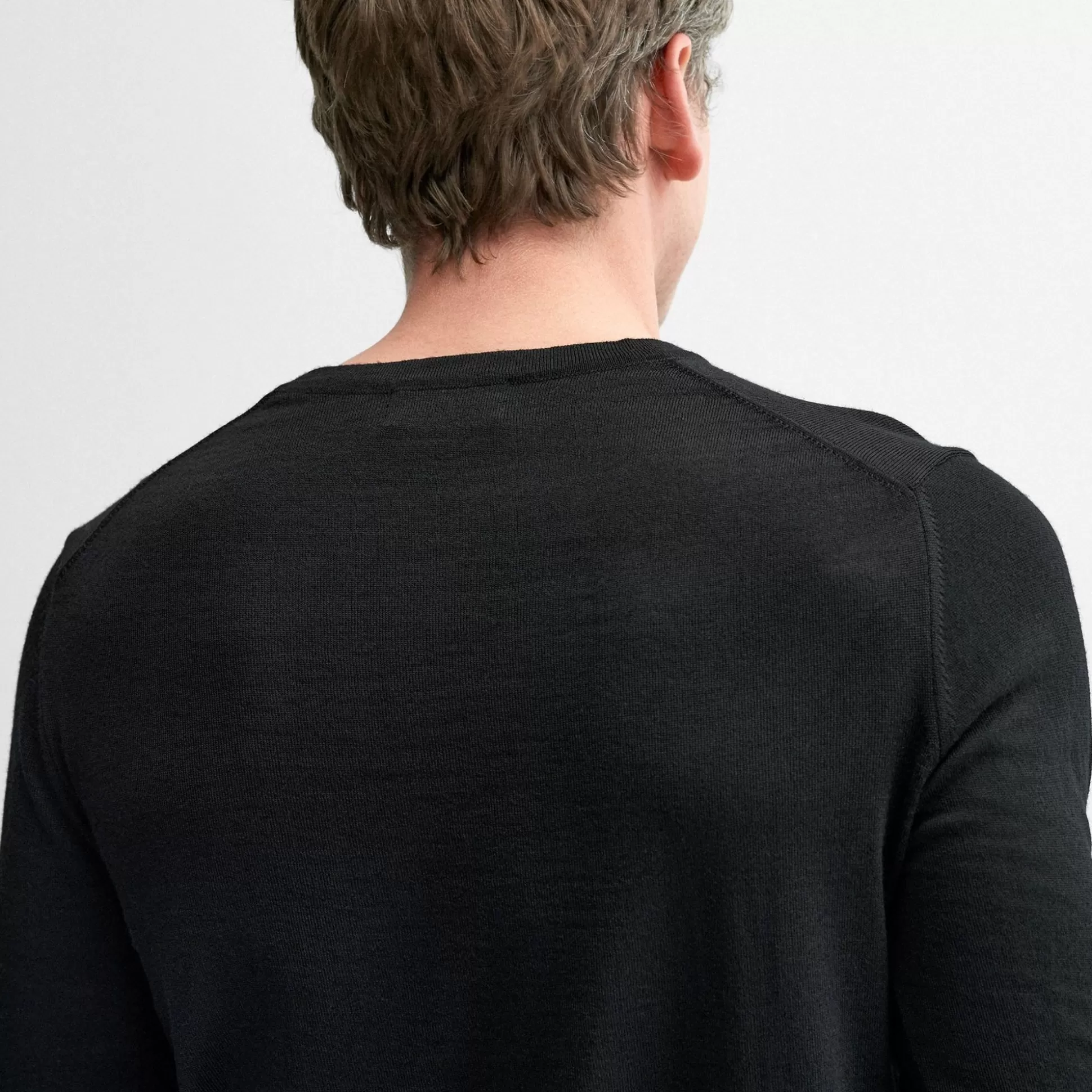 Chandail premium Oliver Sweeney en laine peignée - Noir Camber Édition Automne-Hiver