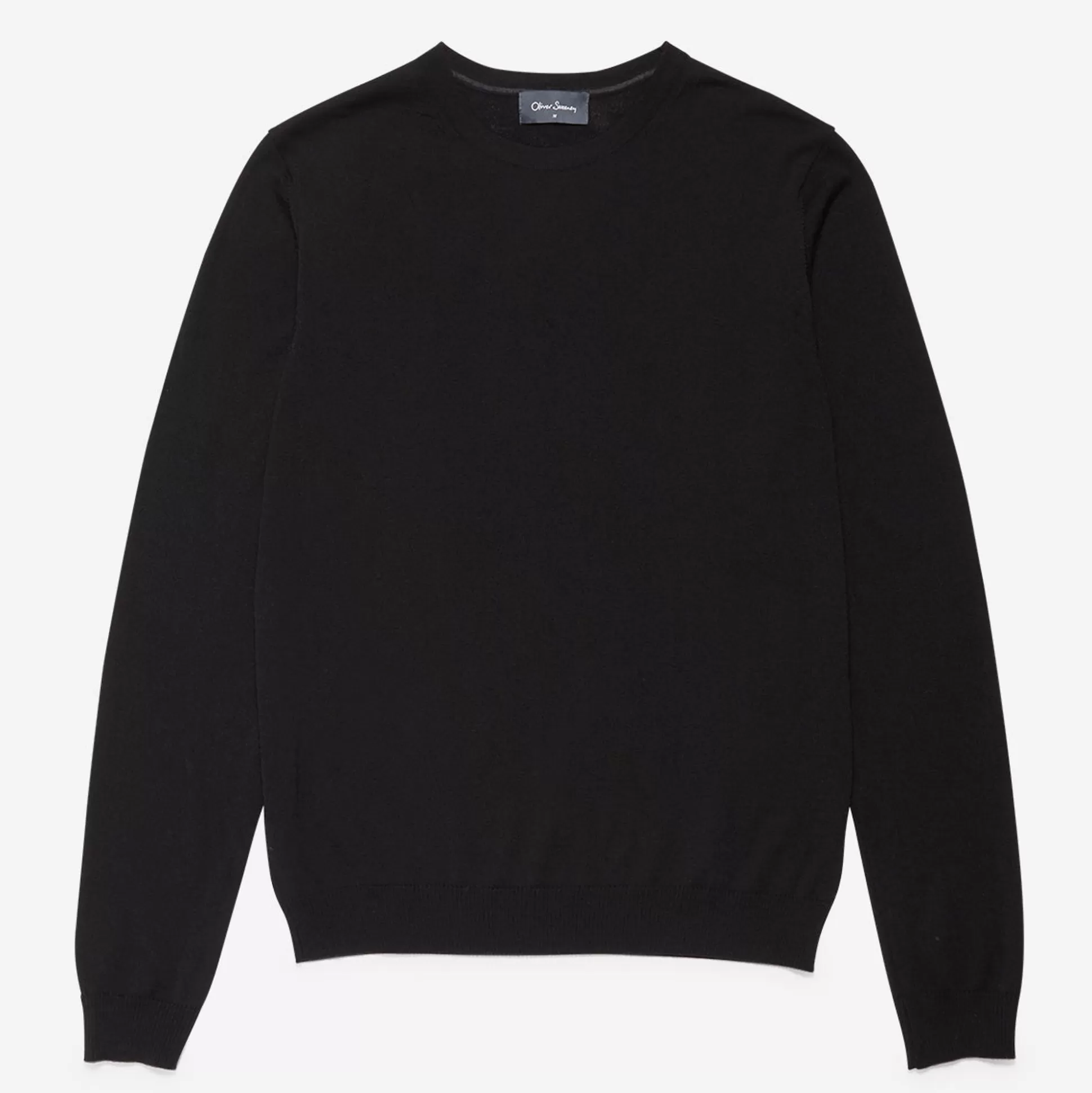 Chandail premium Oliver Sweeney en laine peignée - Noir Camber Édition Automne-Hiver