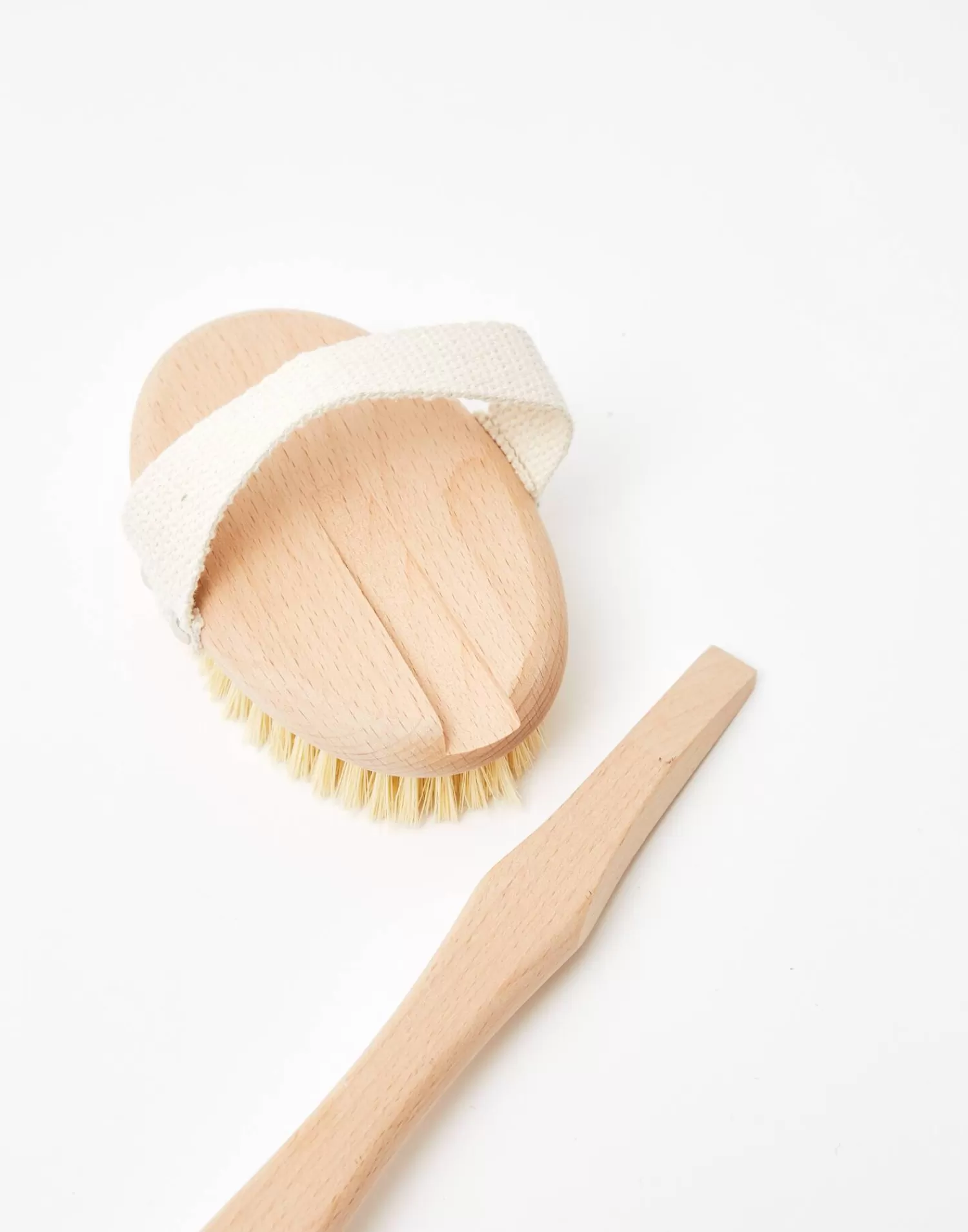 Brosse Natura Élégance - Manche Ergonomique pour Soin Complet du Corps et du Dos