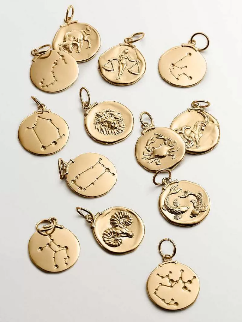 Charme Sagittaire Édition Limitée - Pendentif Zodiacal en Argent 925 plaqué Or Jaune 18K par Aristocrazy