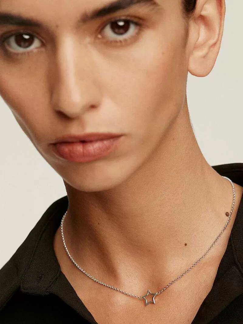 Collier Artisanal Aristocrazy - Pendentif Étoile en Argent 925 Massif, Création Bohème et Intemporelle