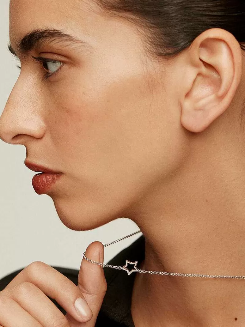 Collier Artisanal Aristocrazy - Pendentif Étoile en Argent 925 Massif, Création Bohème et Intemporelle