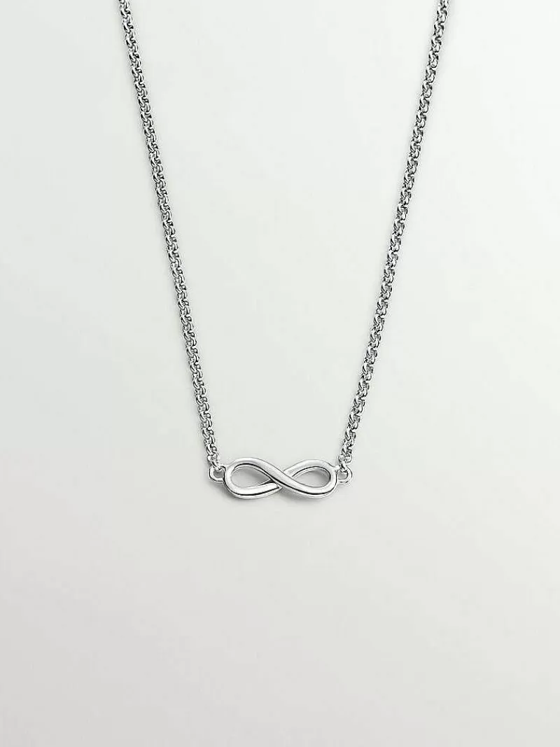 Collier Argent 925 Aristocrazy - Pendentif Infini Élégant pour un Style Intemporel