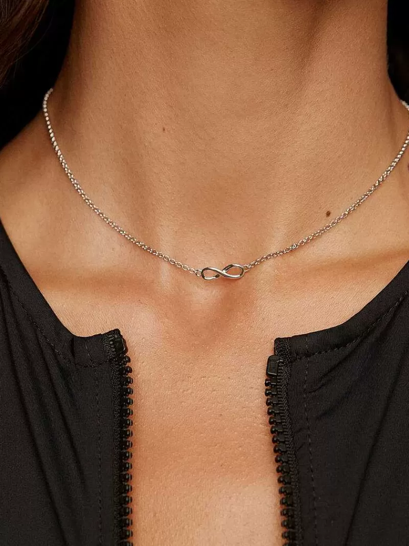 Collier Argent 925 Aristocrazy - Pendentif Infini Élégant pour un Style Intemporel