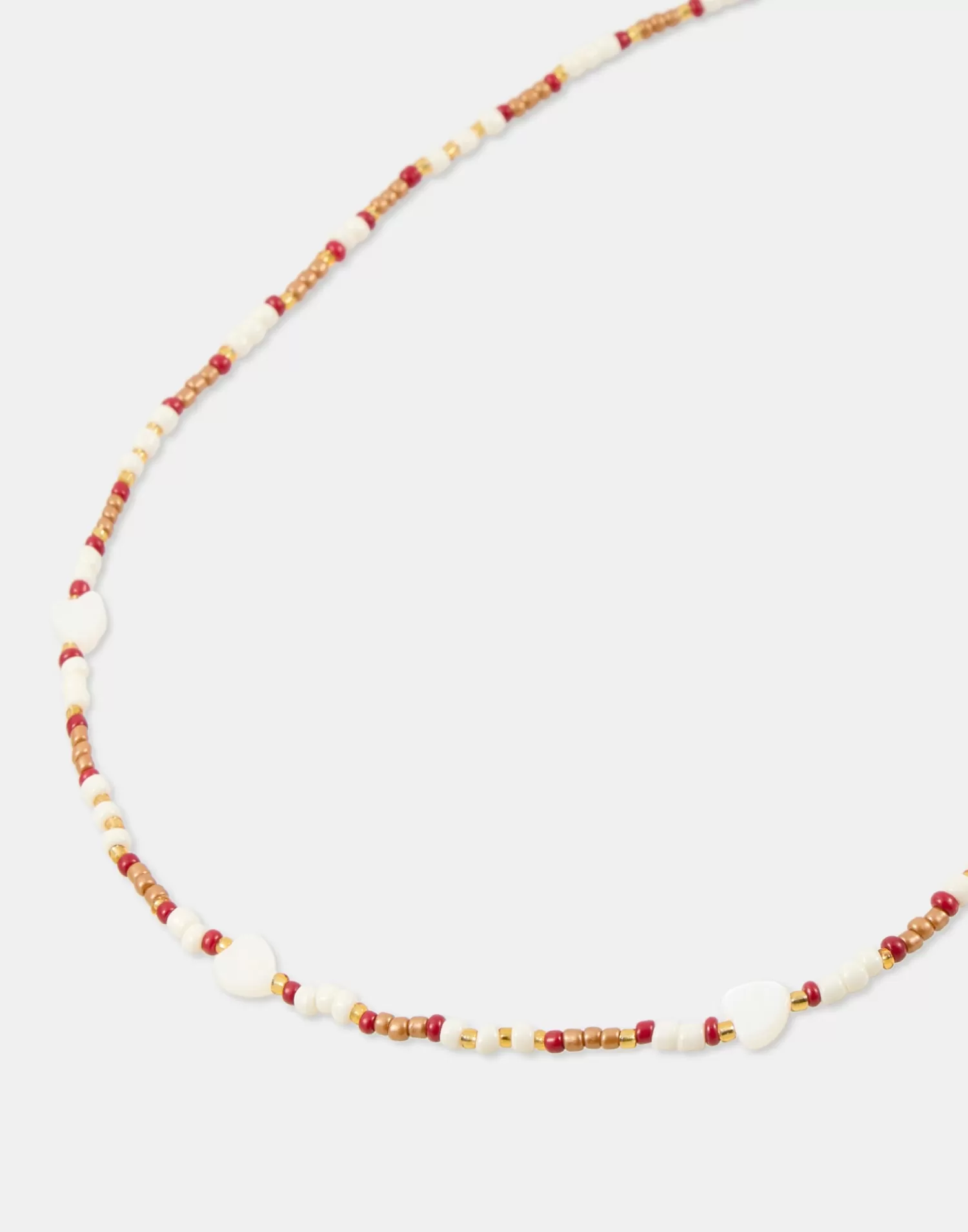 Collier Élégance Naturelle - Perles en Cœur Nacré Artisanal - Édition Limitée