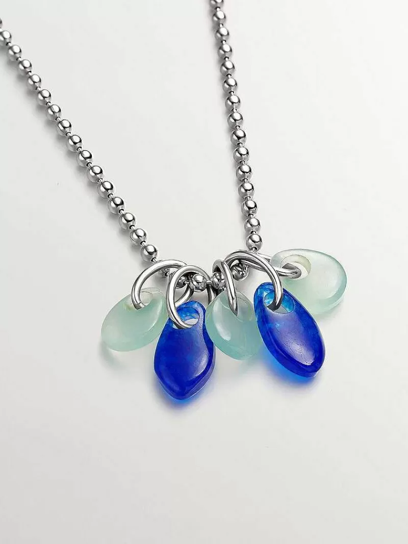 Collier Argent 925 serti de Jade Turquoise - Création Exclusive Aristocrazy