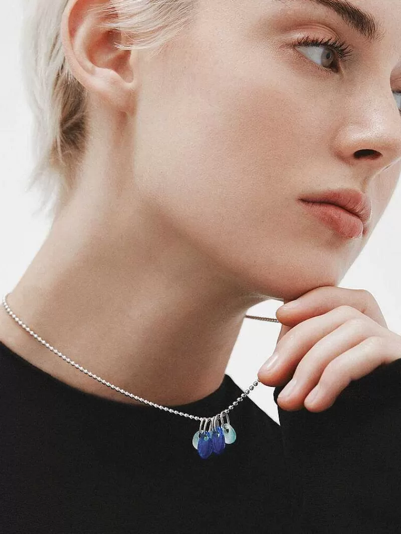 Collier Argent 925 serti de Jade Turquoise - Création Exclusive Aristocrazy