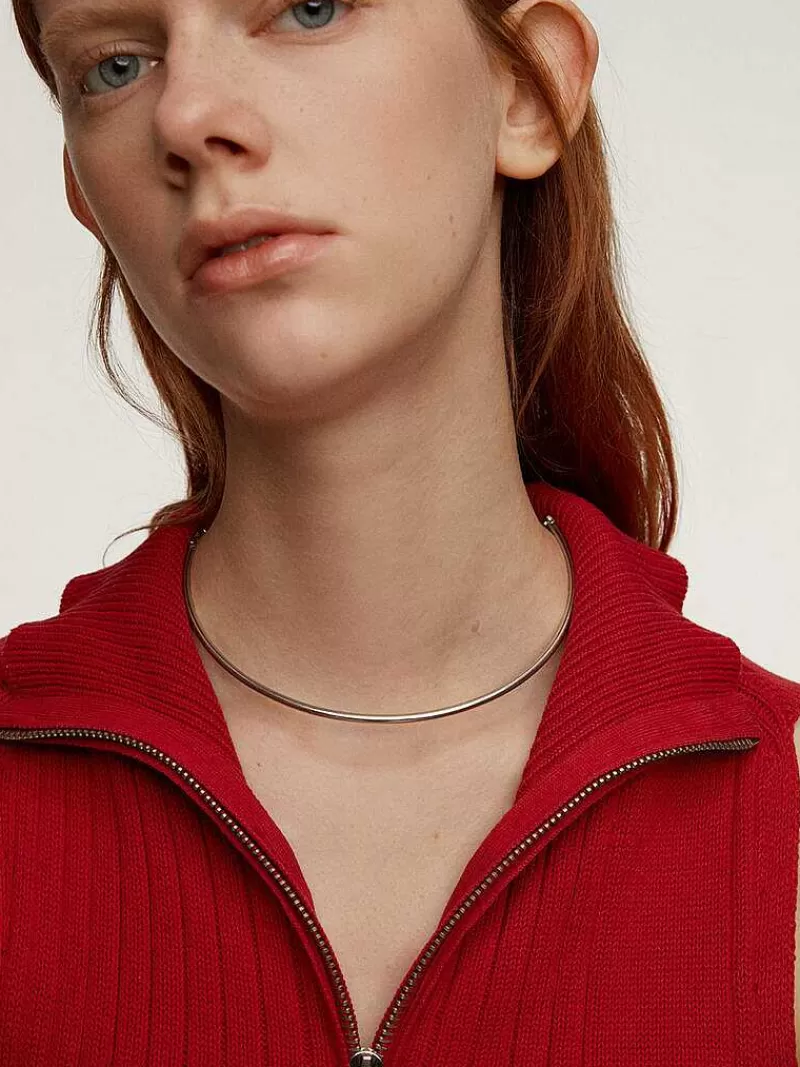 Collier Rigide Élégance Intemporelle - Création en Argent 925 Massif