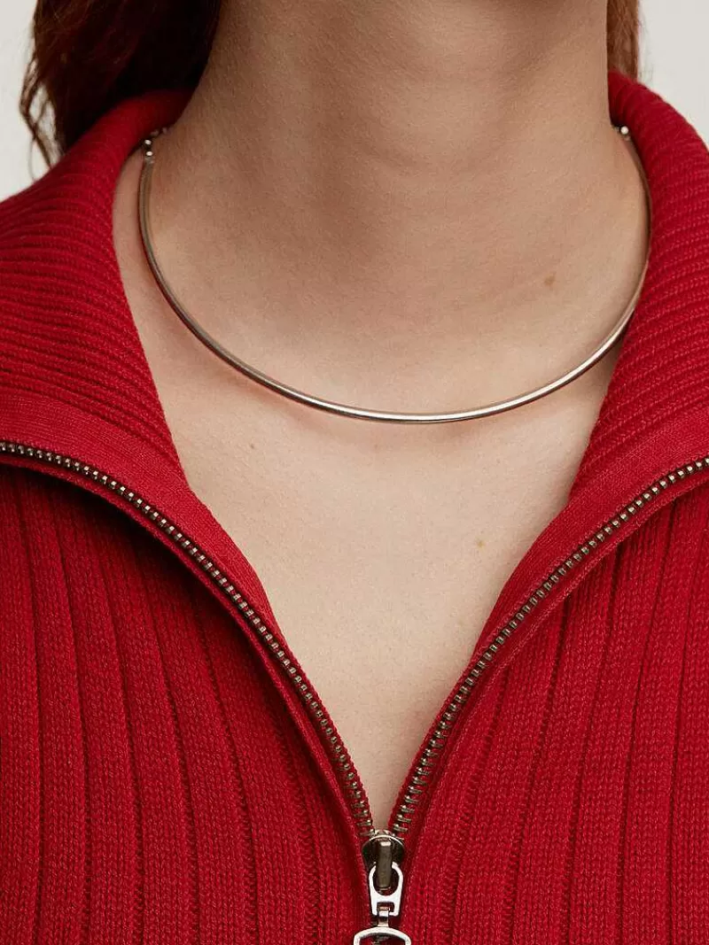 Collier Rigide Élégance Intemporelle - Création en Argent 925 Massif