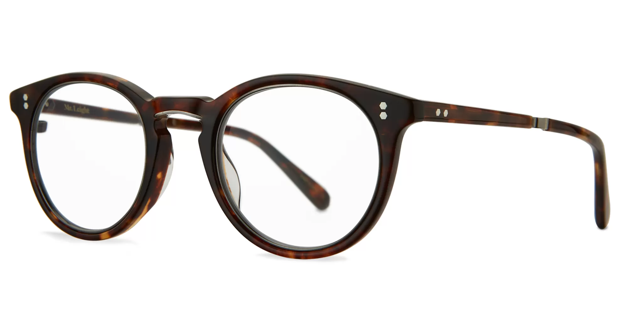 Lunettes Garrett Leight - Collection Mr. Leight avec logo gravé (Modèle Crosby C)