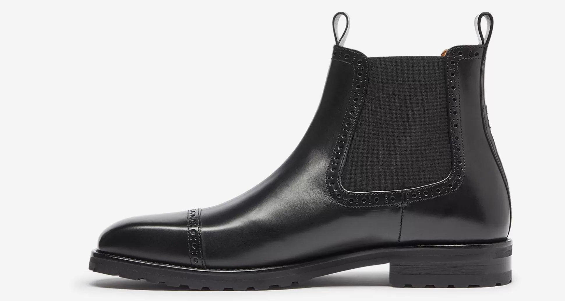 Bottes Oliver Sweeney en cuir verni - Modèle Dasa Noir Ébène - Chaussures habillées pour homme - Style intemporel avec semelle cousue main