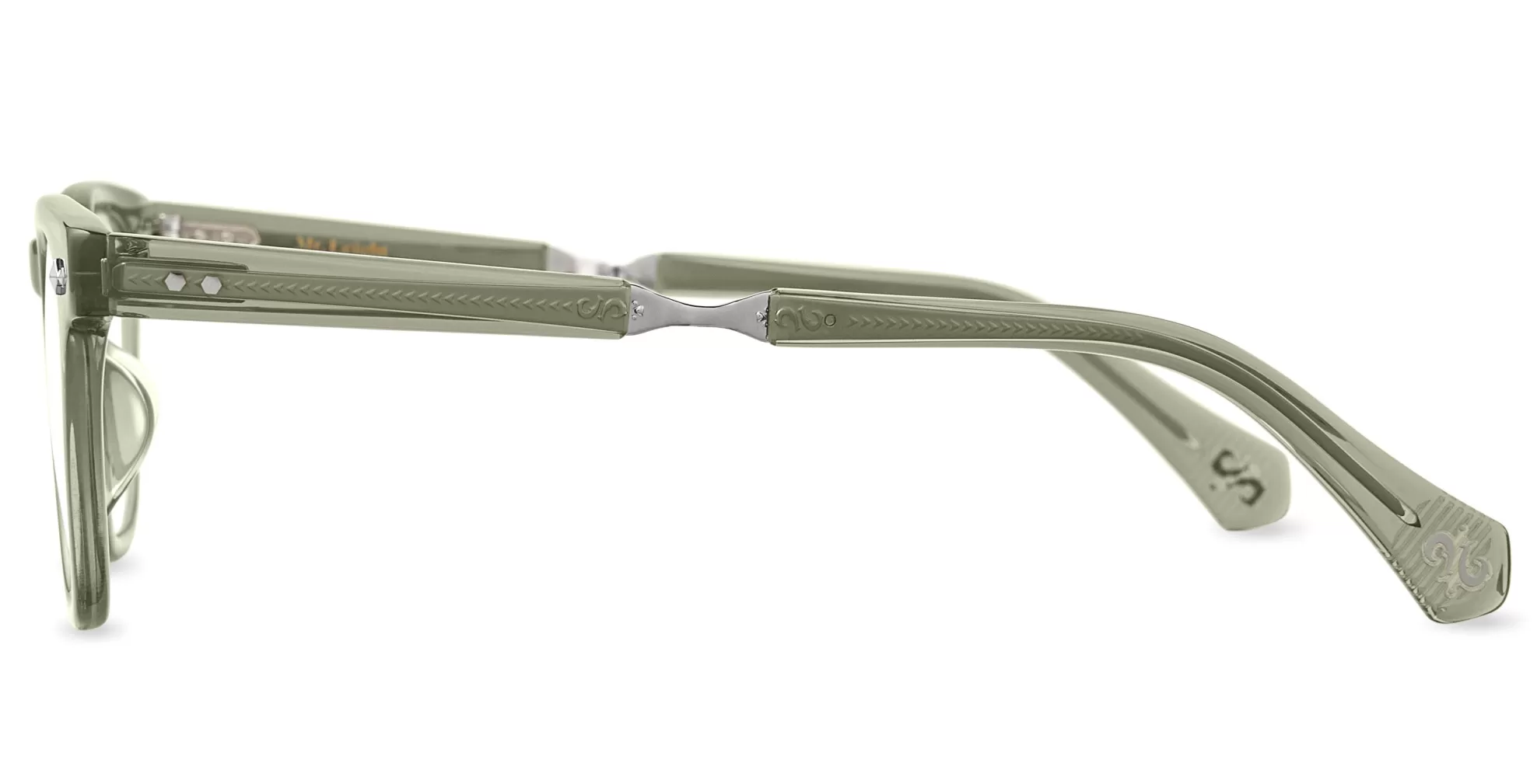 Lunettes Garrett Leight Monsieur - Modèle Dean C avec logo signature