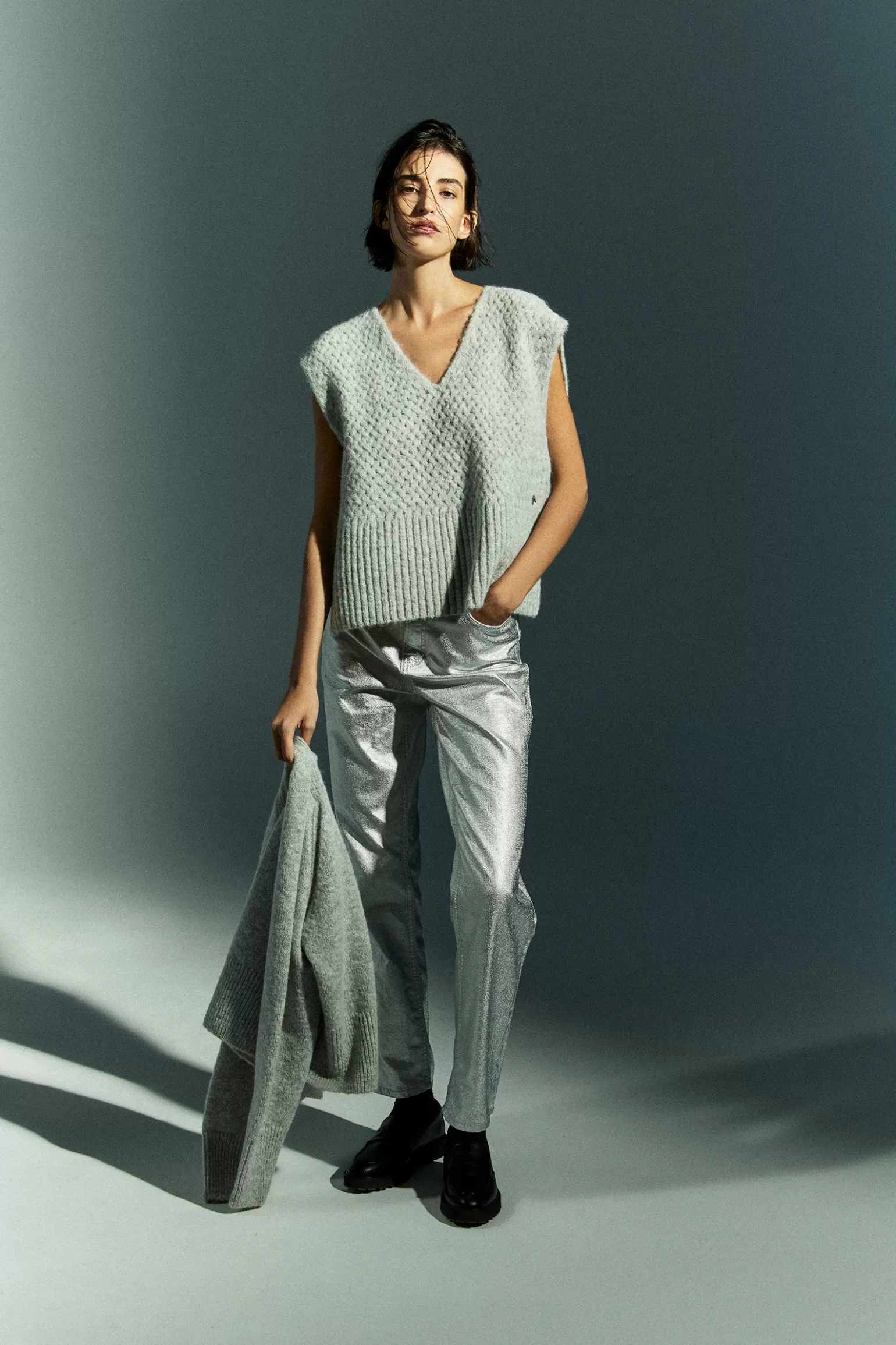 Débardeur Femme en Laine Mélangée - Modèle Confortable Xandres