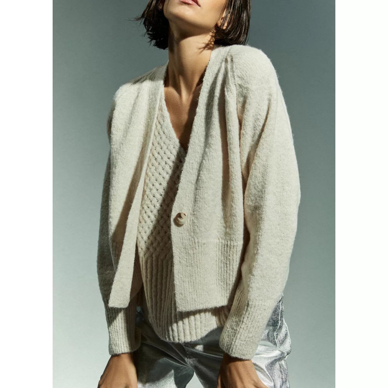 Débardeur féminin en laine mélangée Xandres - Promotion exclusive été 2024  
Style urbain léger avec finition premium - Édition limitée soldes d'été  
Confort optimal pour looks décontractés - Collection mixte Xandres en liquidation