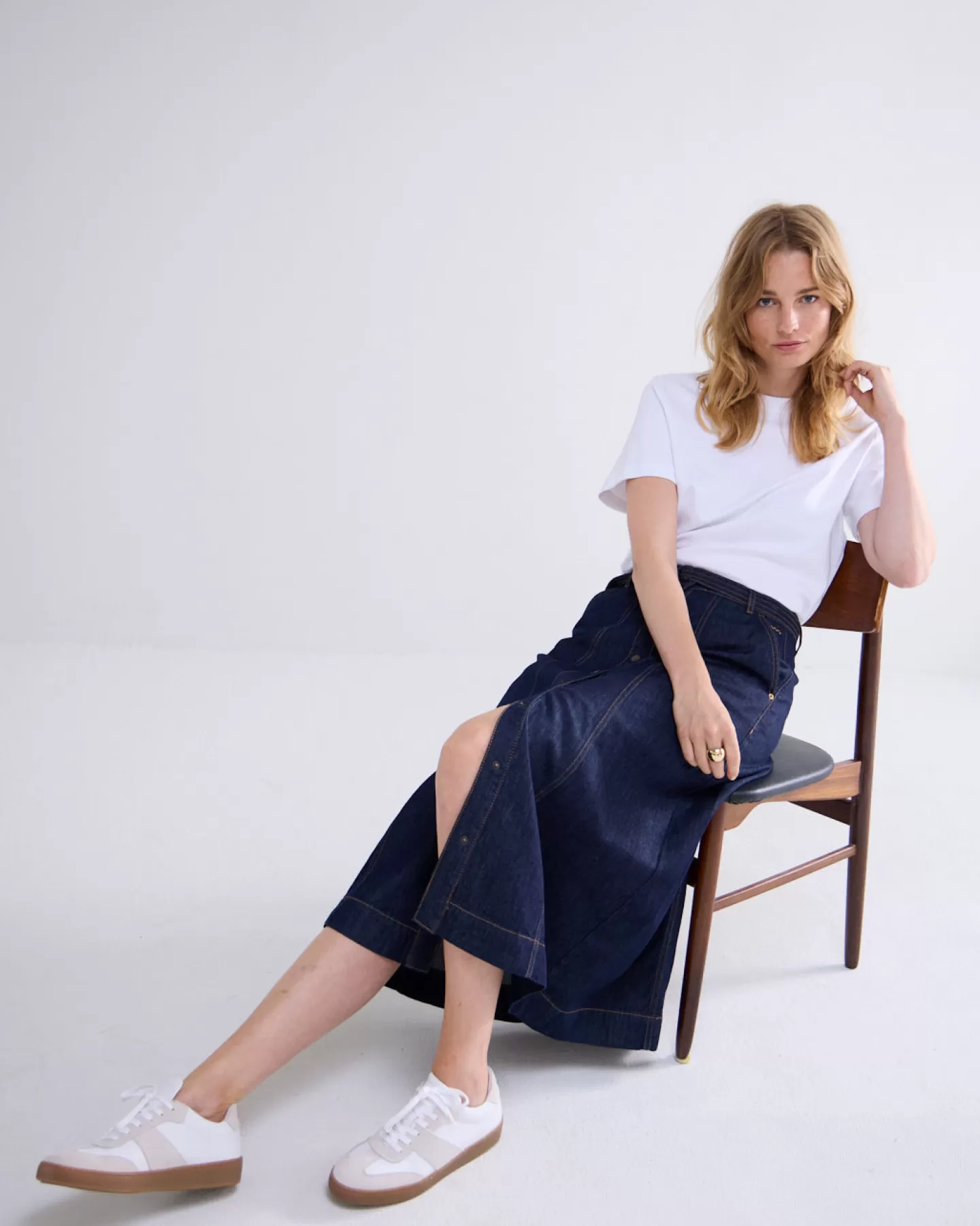 Jean Slim Édition Limitée Rokken - Tissu Denim Résistant, Teinture Bleu Indigo Naturel