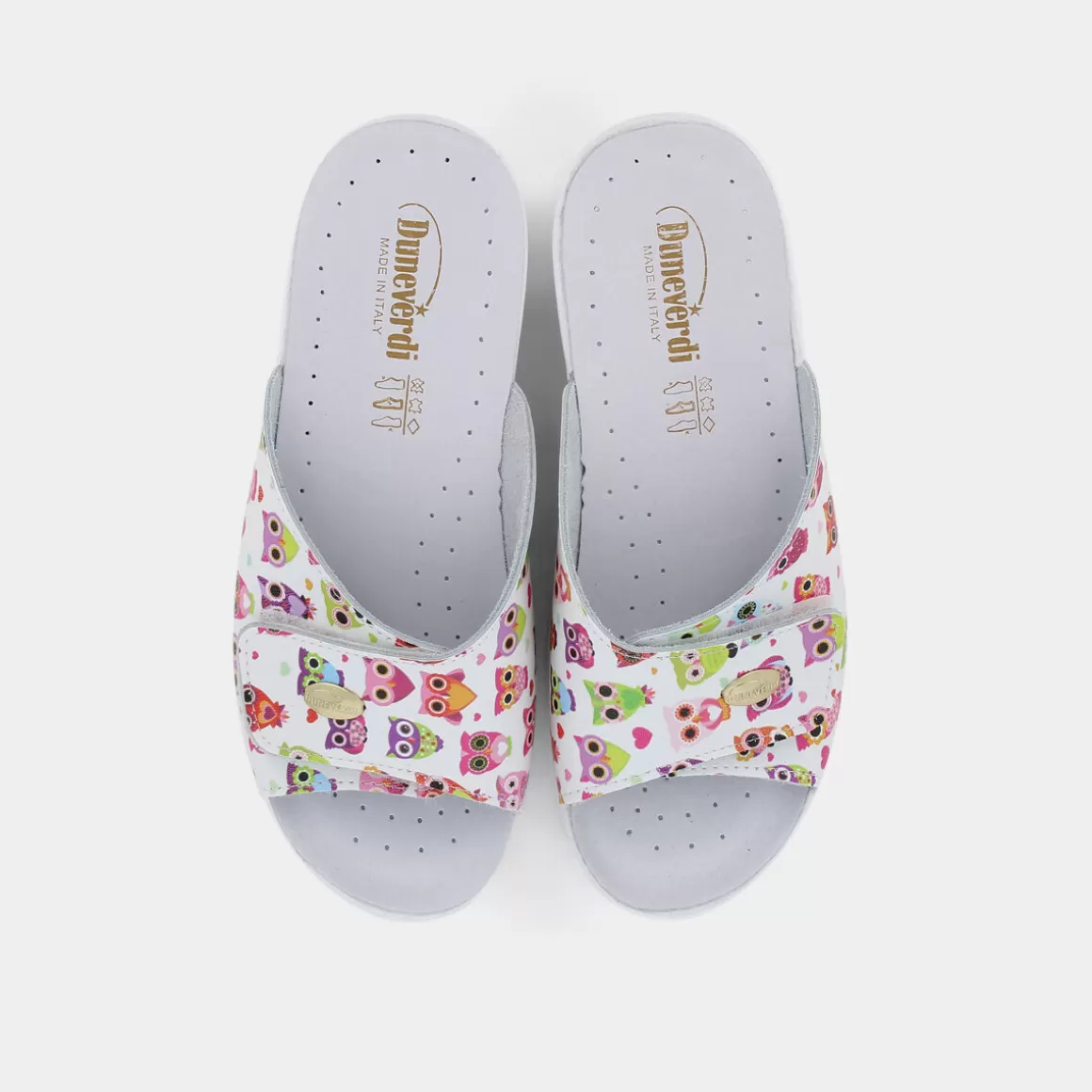 Promo Éclair : Sandales DUNE VERDI Du-E24D01 Multicolores - Modèle Gufi en Blanc Édition Limitée - Confort Léger
