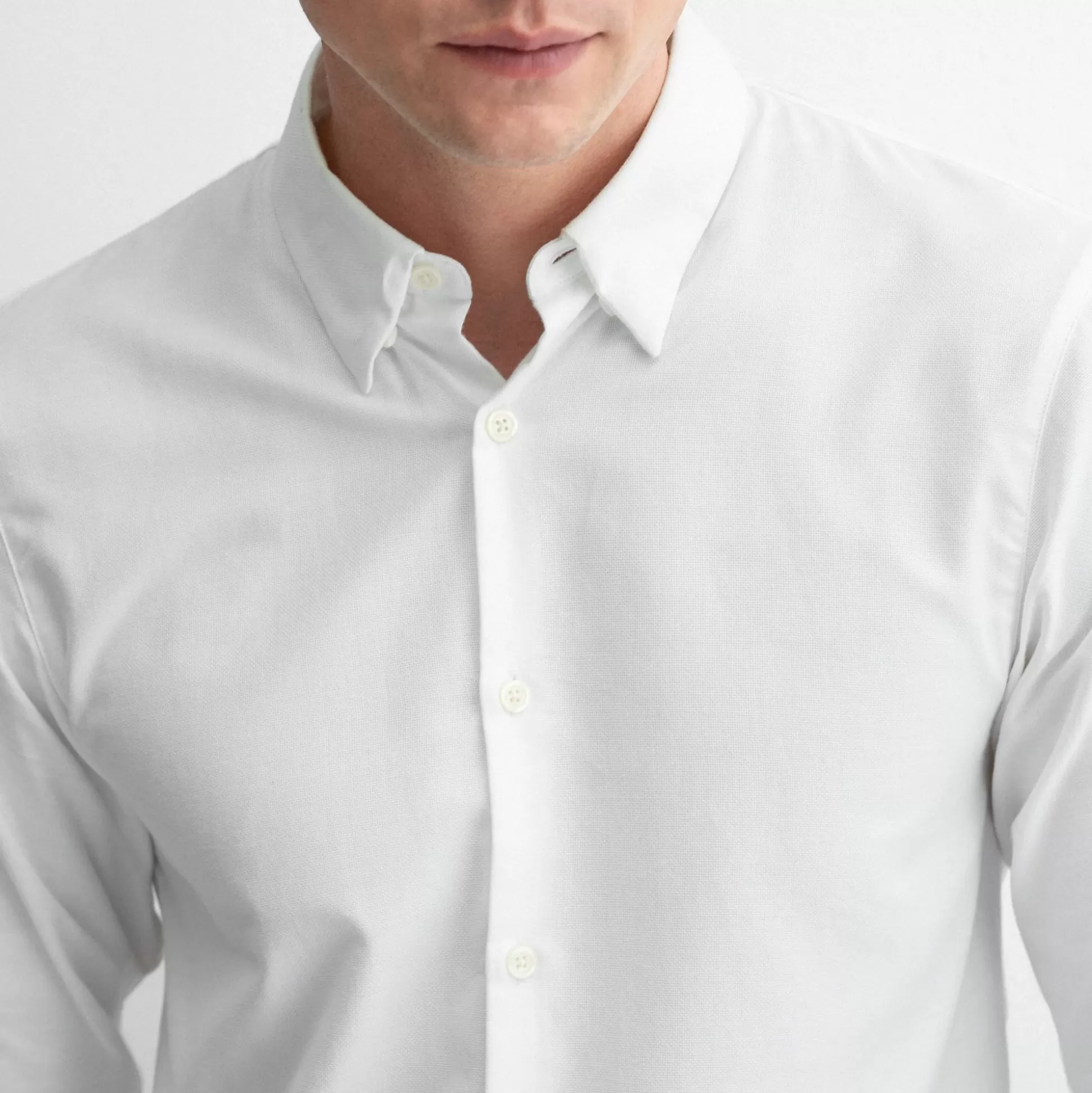 Chemise homme Oliver Sweeney - Blanc Dunmore, élégance intemporelle en coton luxe pour un style sophistiqué