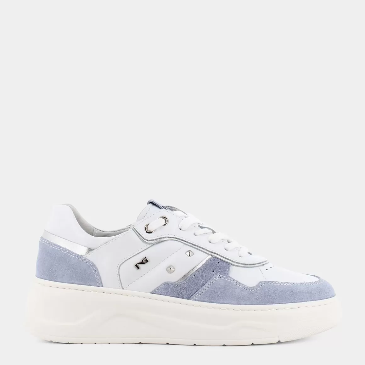 NERO GIARDINI Baskets Mode Femme E306563D Fiordaliso - Bleu Ciel Léger, Confort Urbain Printemps-Été