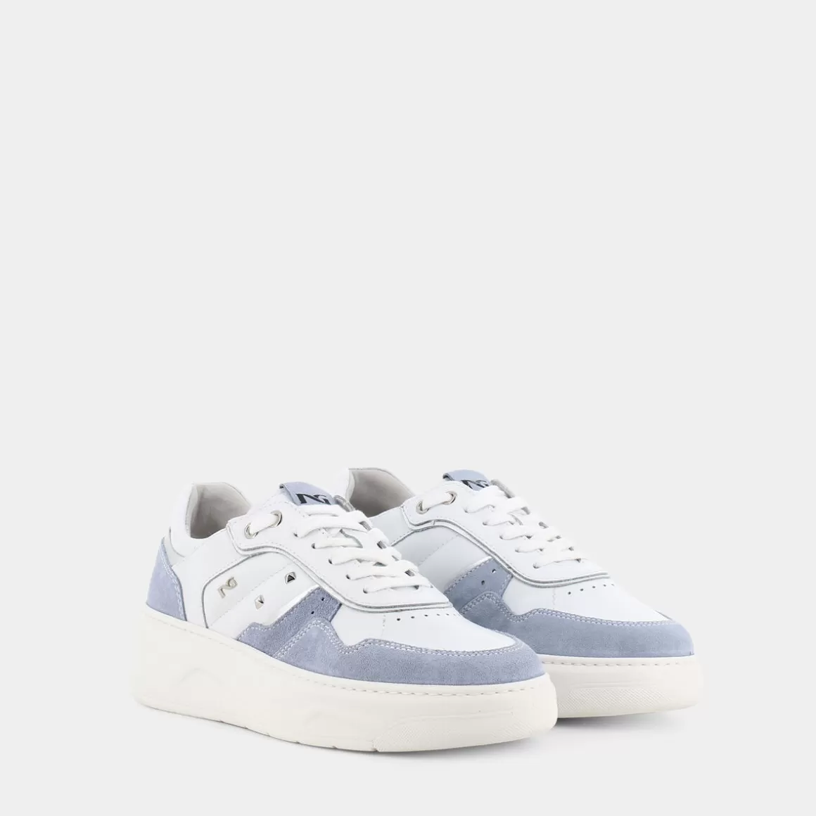 NERO GIARDINI Baskets Mode Femme E306563D Fiordaliso - Bleu Ciel Léger, Confort Urbain Printemps-Été