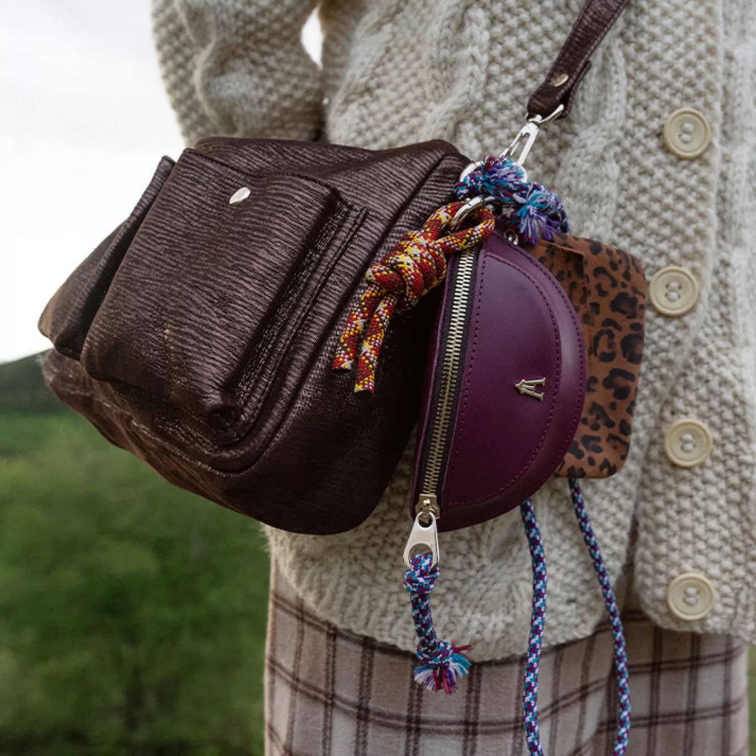 Étui design Craie Studio pour AirPods - Violet Baie nuancé Winou - Protection élégante