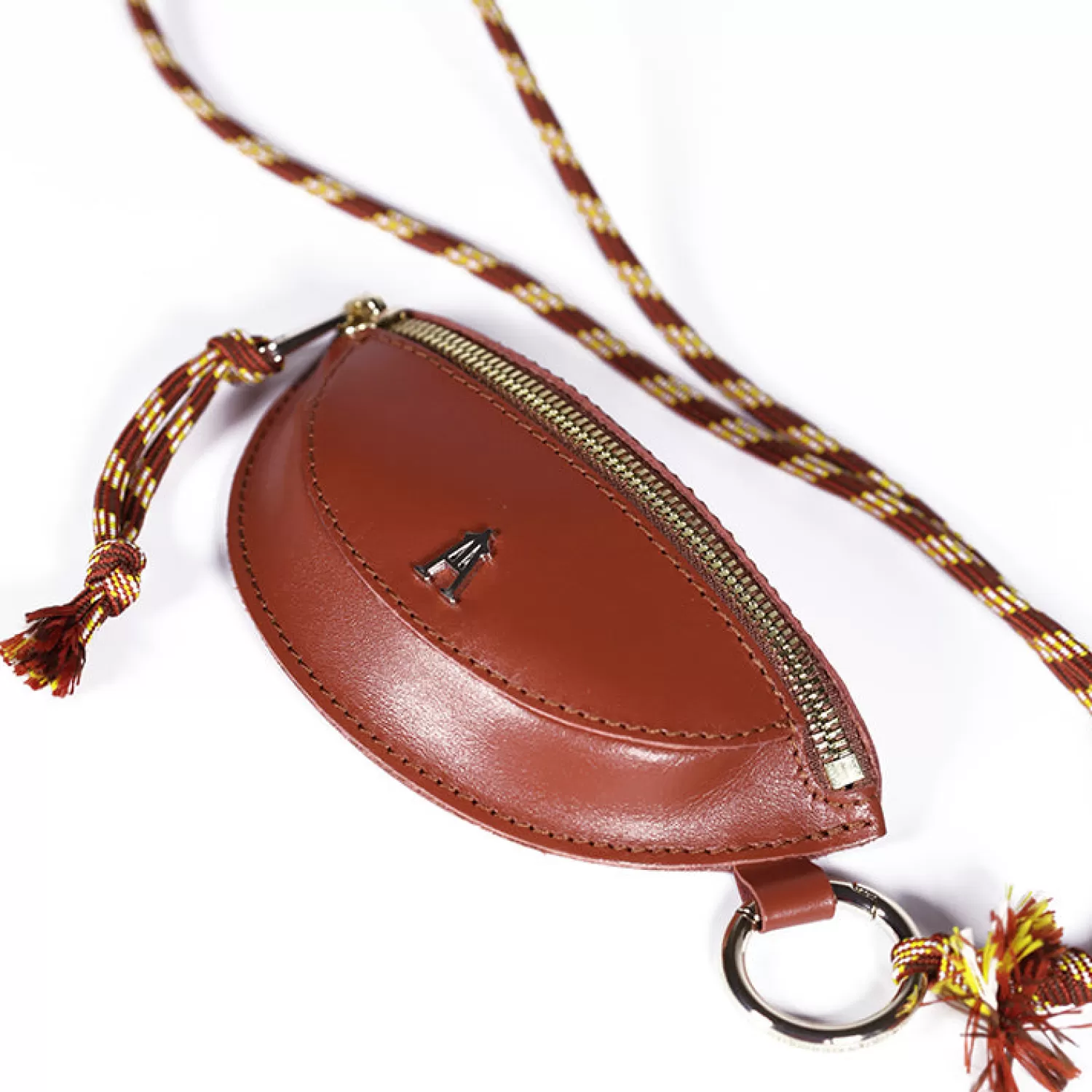 Écrin Winou pour AirPods Pro - Housse cuir bordeaux & terre cuite - Édition limitée Craie Studio