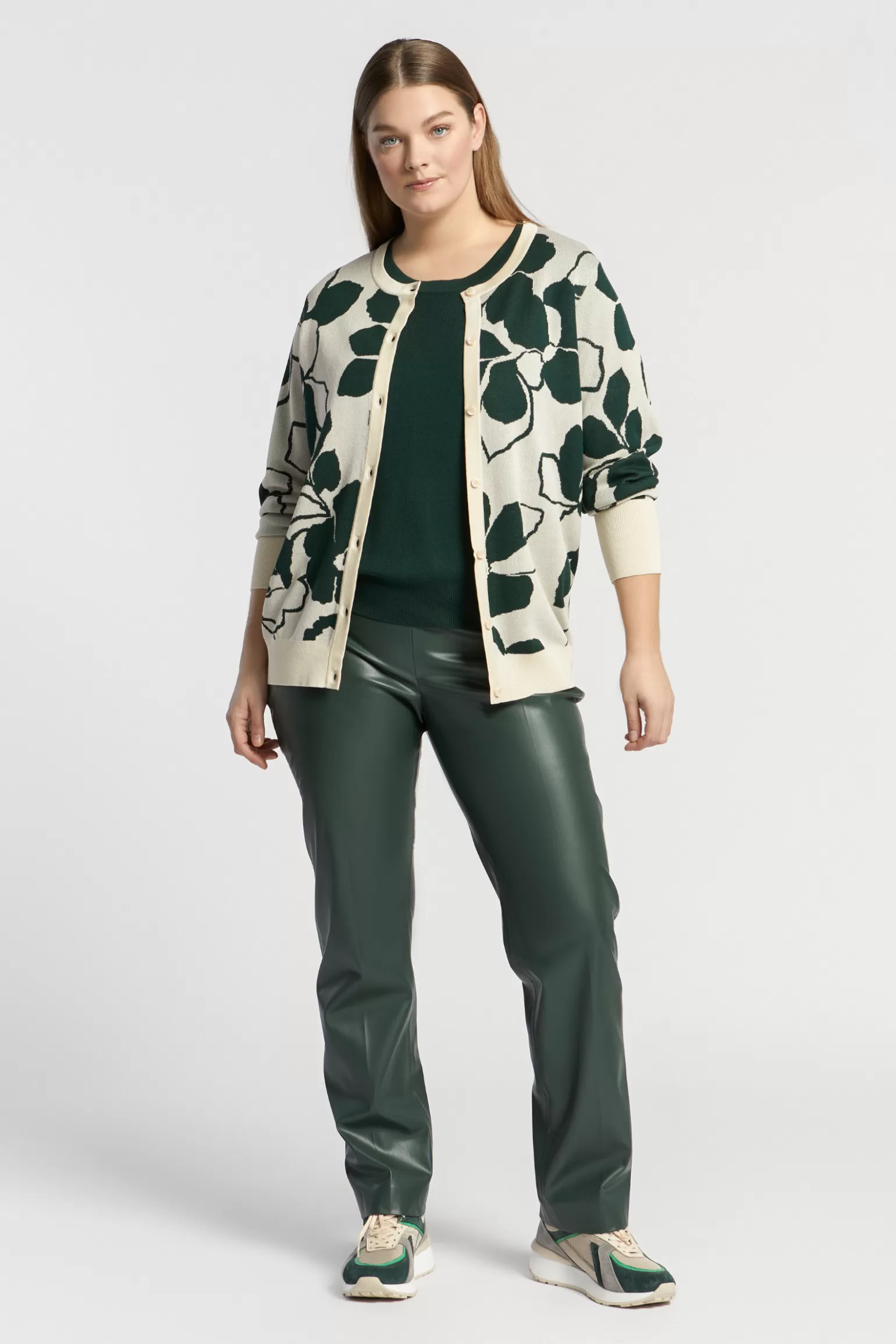 Pantalon en simili-cuir confortable Xandres - Taille élastiquée et coupe tendance