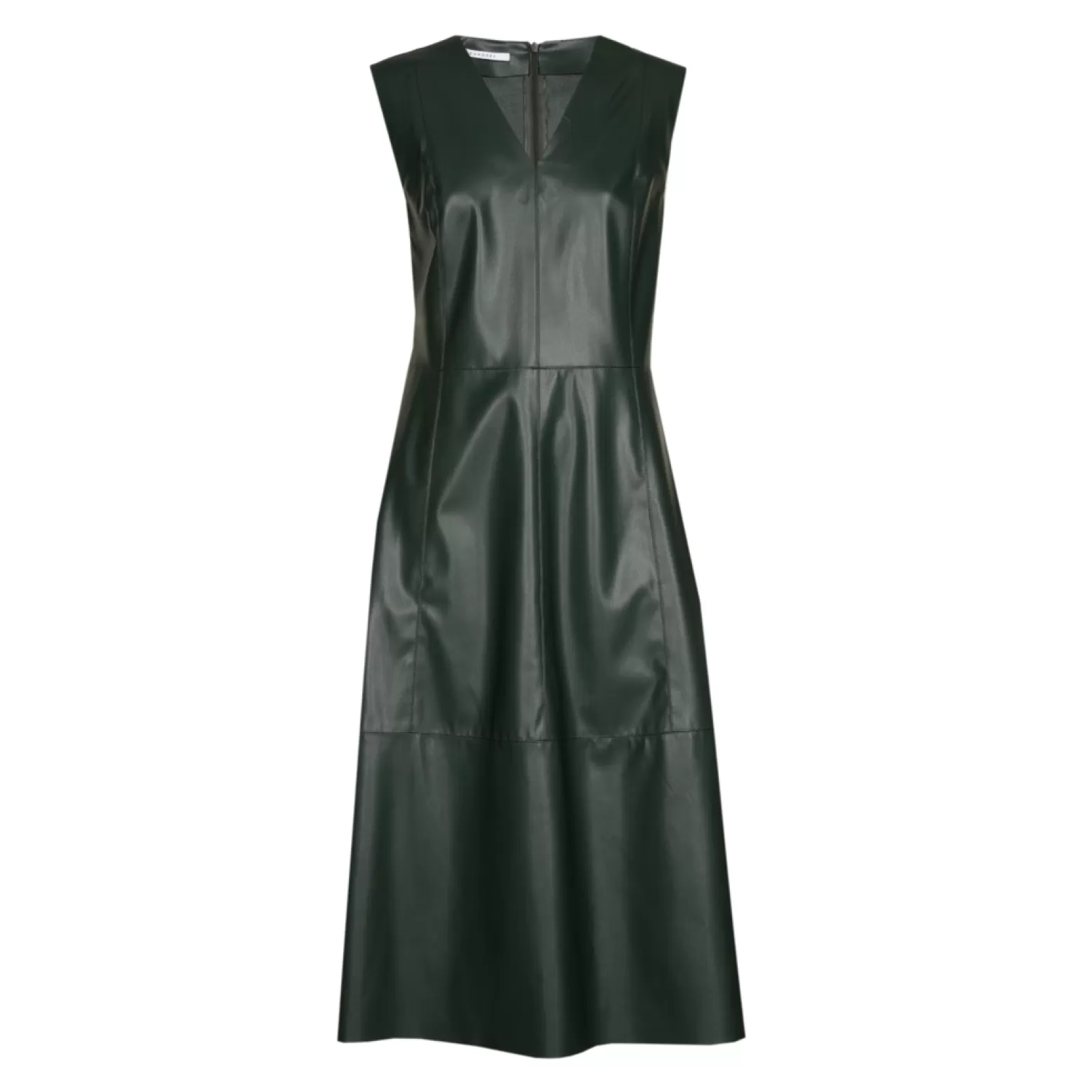 Robe en simili-cuir Xandres - Modèle élégant en promotion exclusive | Tendance automne-hiver 2024 | Coupe ajustée pour soirées urbaines | Style intemporel avec ceinture assortie