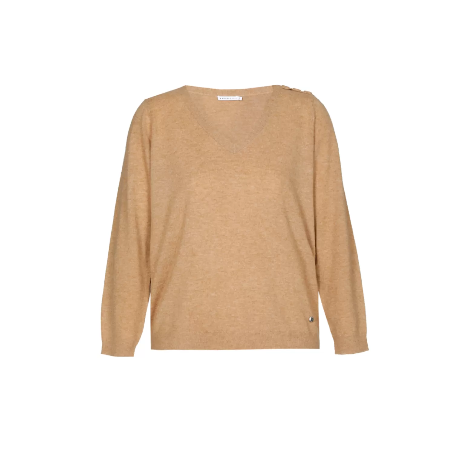 Pull en maille fine à col V élégant | Collection exclusive Xandres