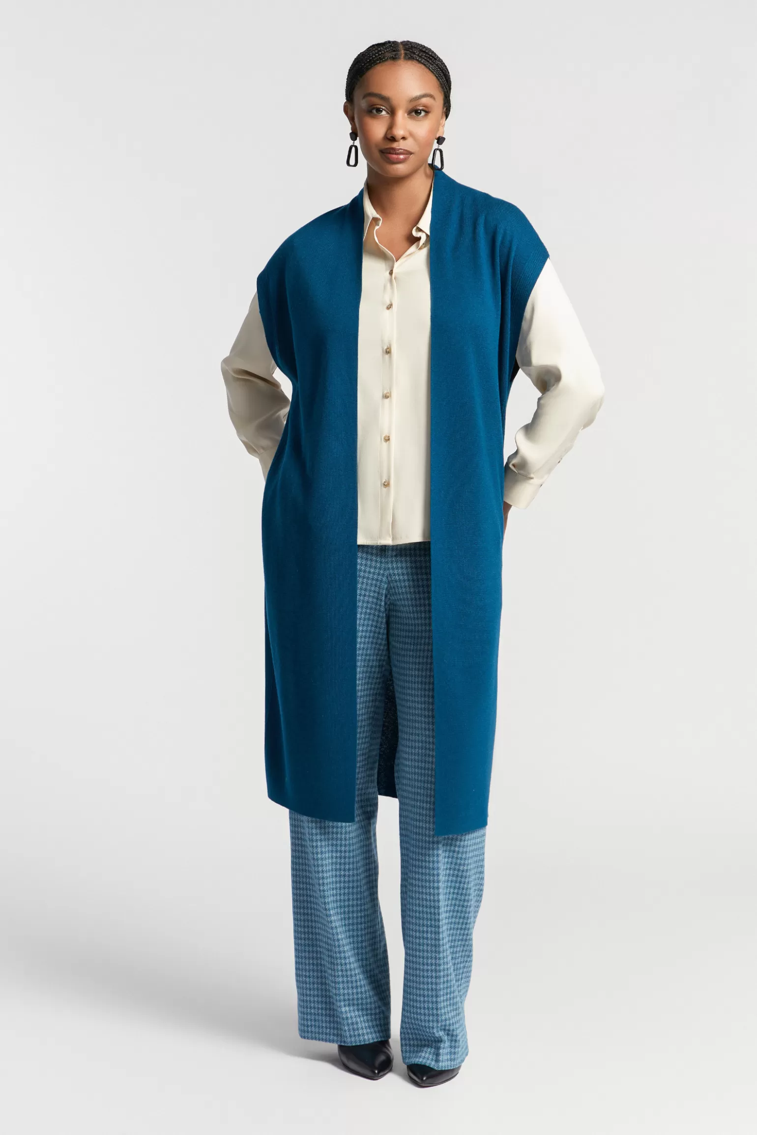 Blouse femme chic à col officier - Nouvelle saison Xandres