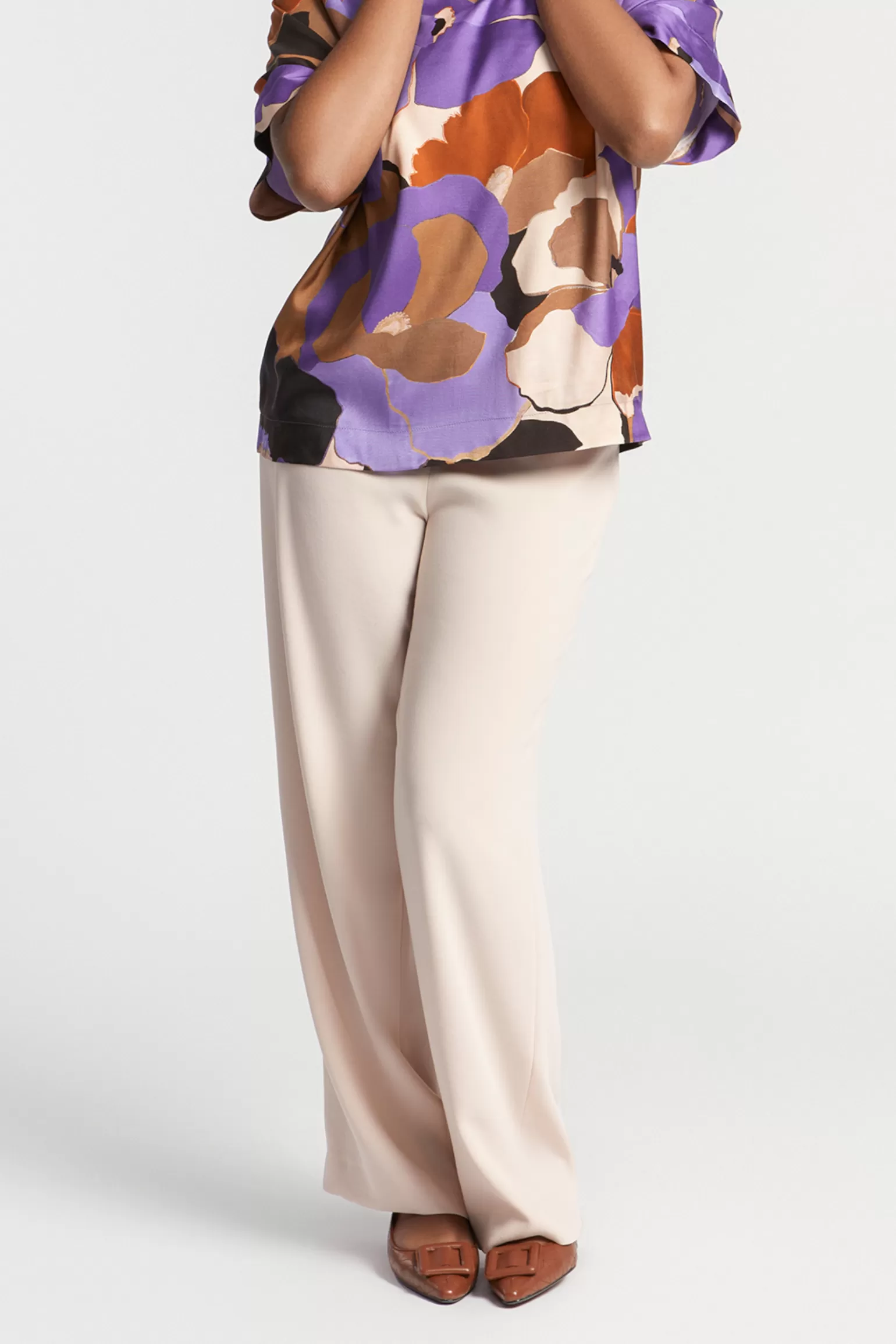 Pantalon droit élégant Xandres - Coupe intempemporelle pour un style sophistiqué