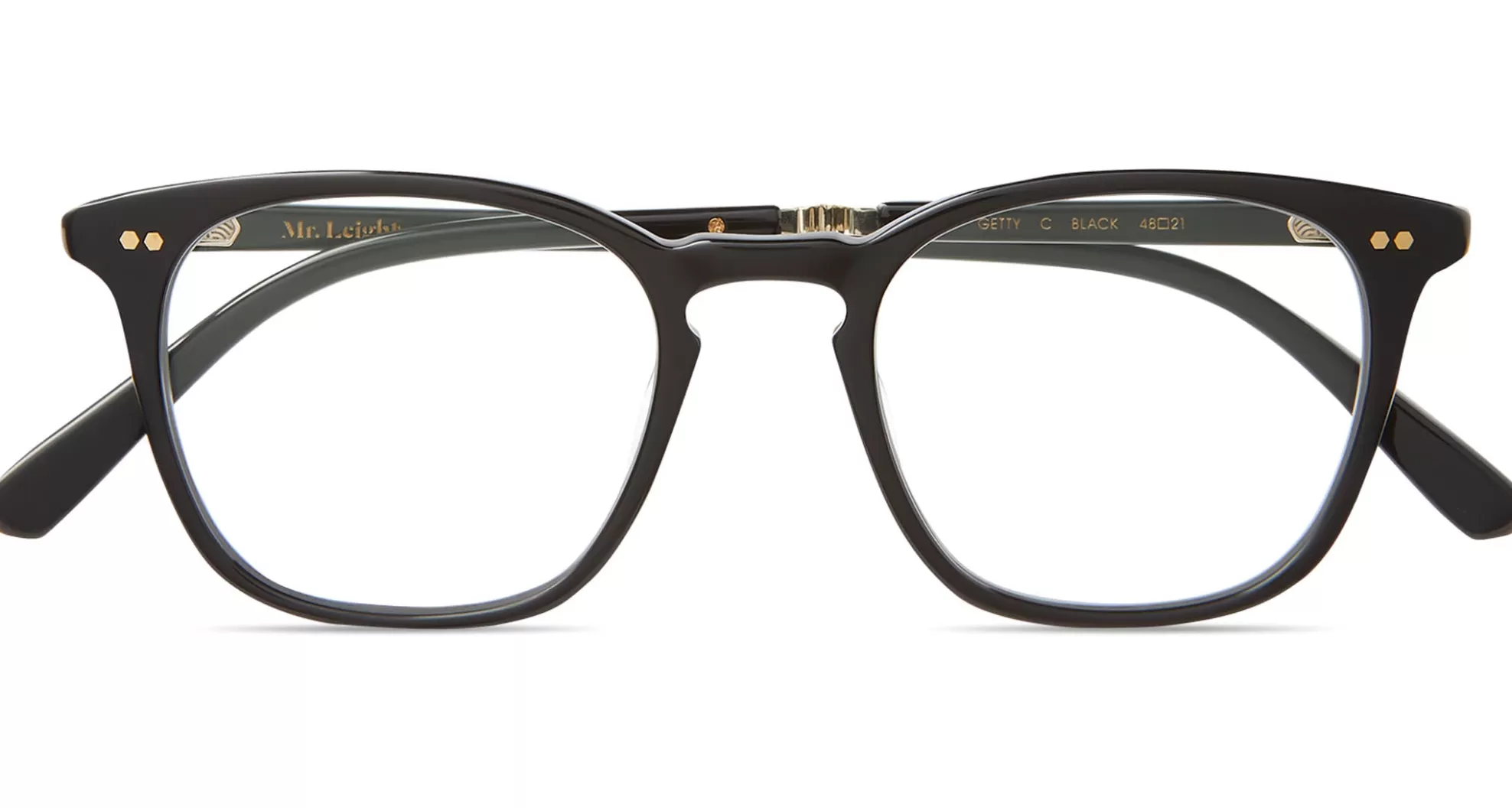 Lunettes Garrett Leight - Modèle Logo Mr. Leight avec Insigne Getty C Exclusif