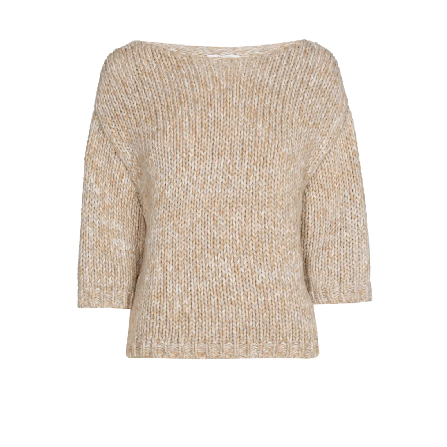 Pull en maille épaisse brodé de fils dorés - Édition prestige Xandres