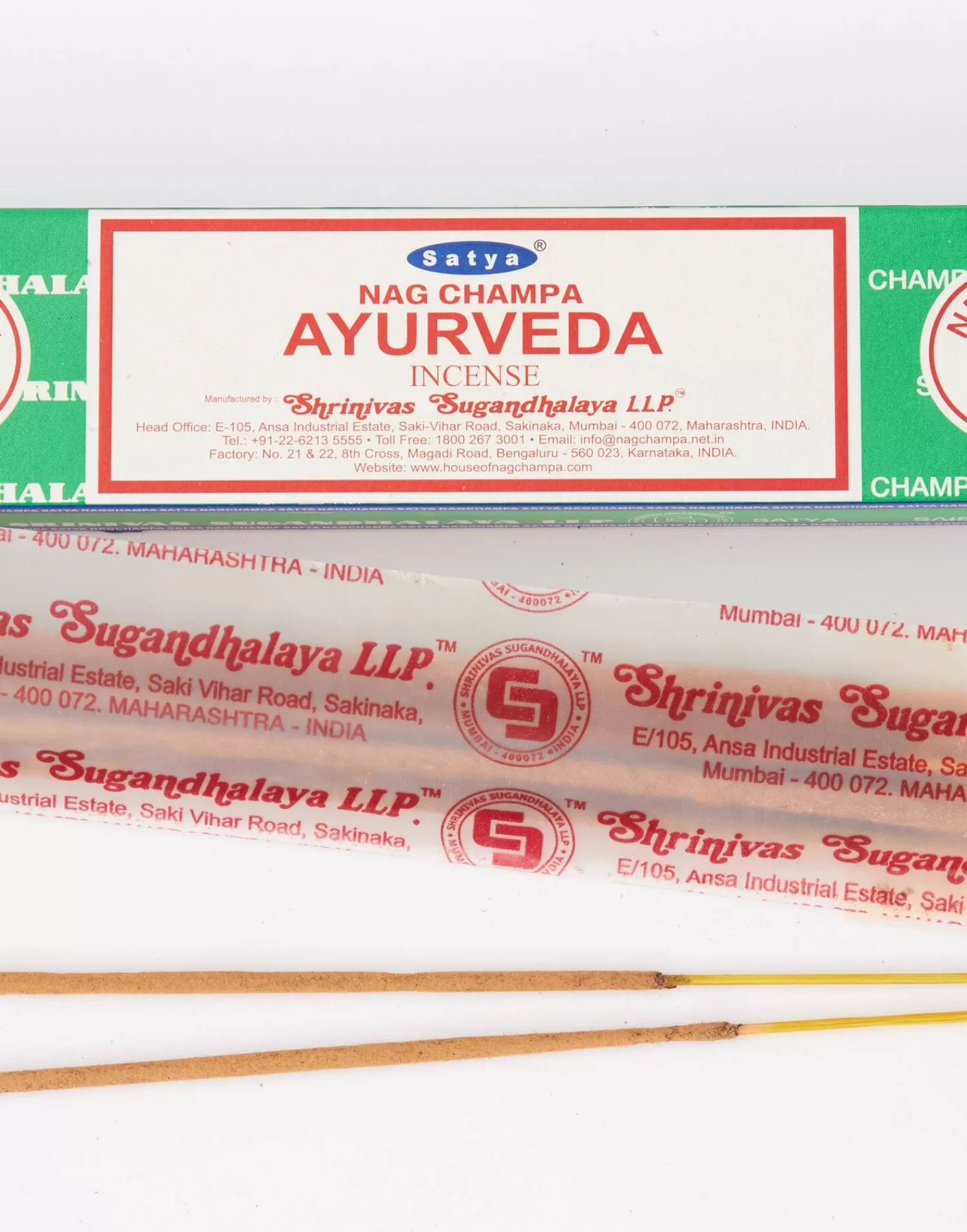 Encens Naturel Nag Champa – Mélange Ayurvédique Artisanal pour la Sérénité