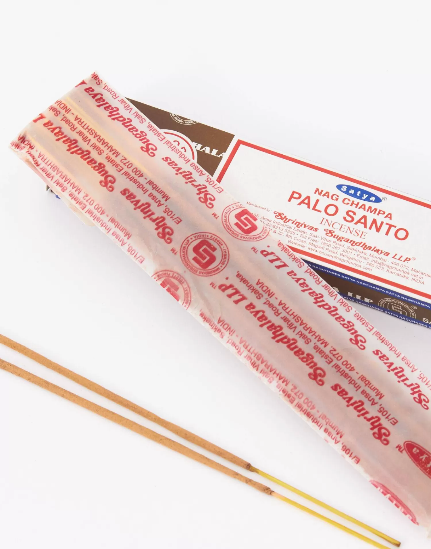Encens Artisanal Nag Champa & Bâton Sacré Palo Santo - Sélection Naturelle pour la Purification Énergétique