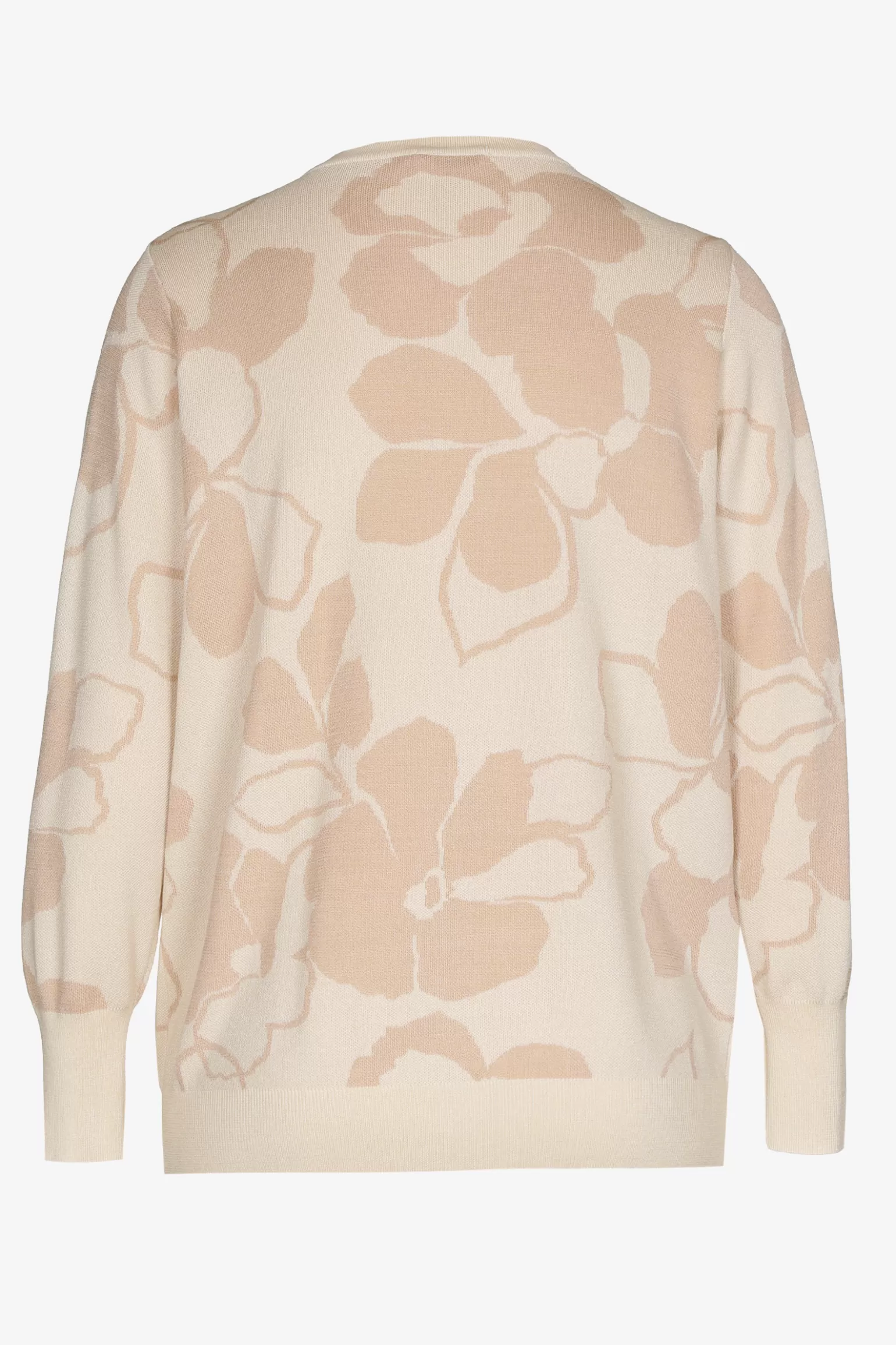 Gilet en jacquard brodé avec motif floral inspiré de la nature - Collection printanière Xandres