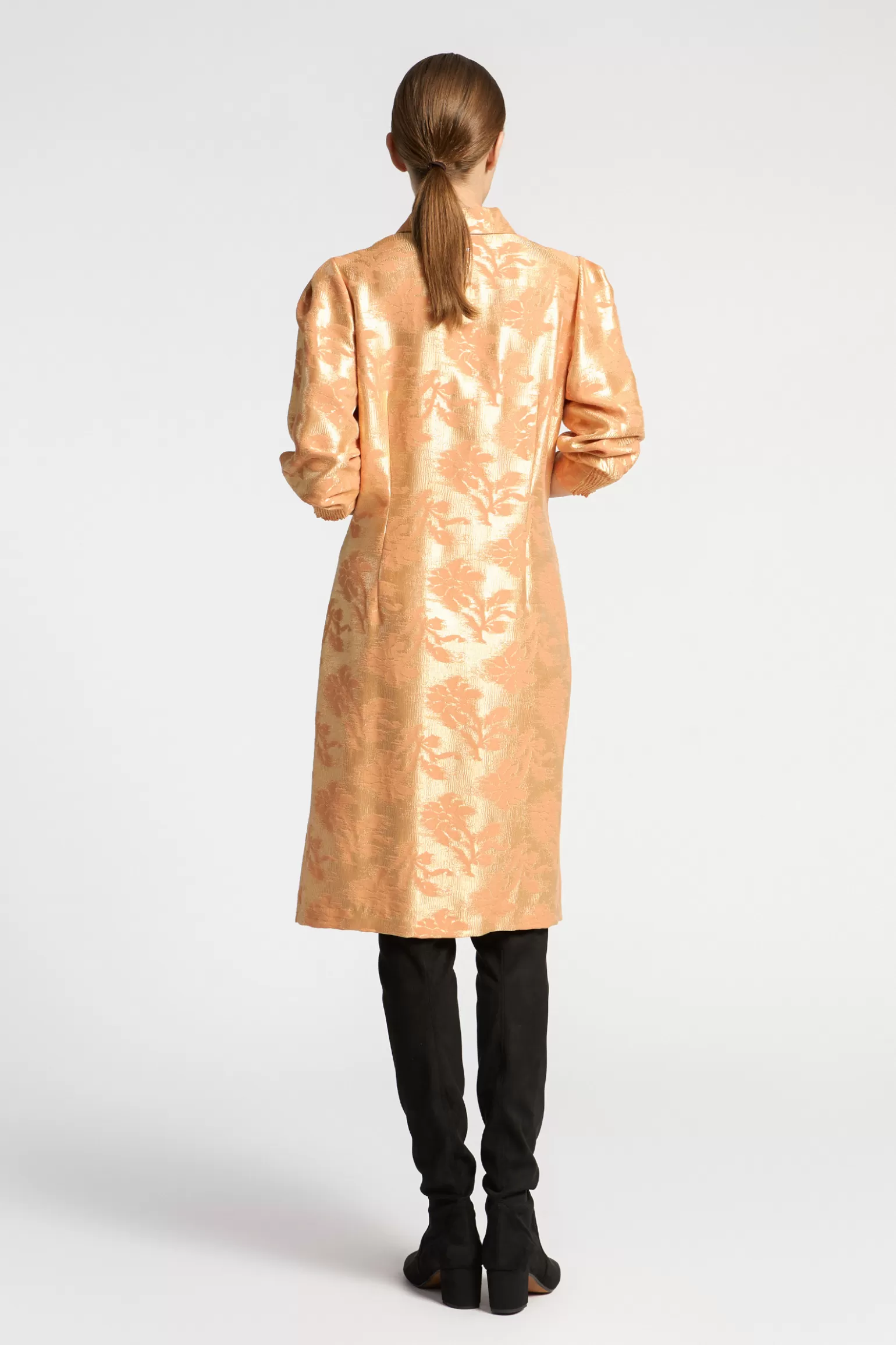Robe en Jacquard floral - Collection été Xandres en Déstockage