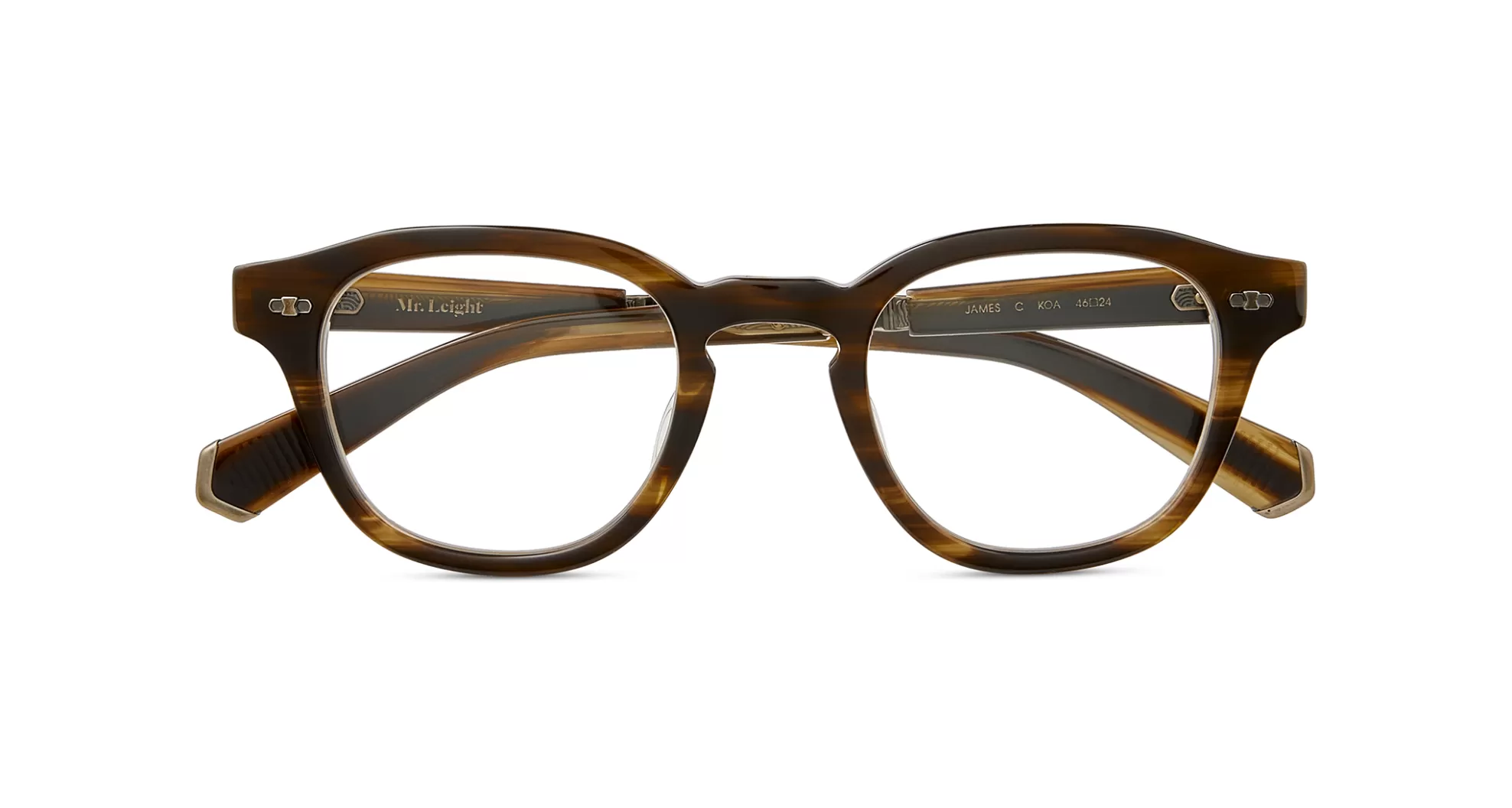 Lunettes de soleil Garrett Leight - Modèle JAMES C Édition Logo de la collection Mr. Leight