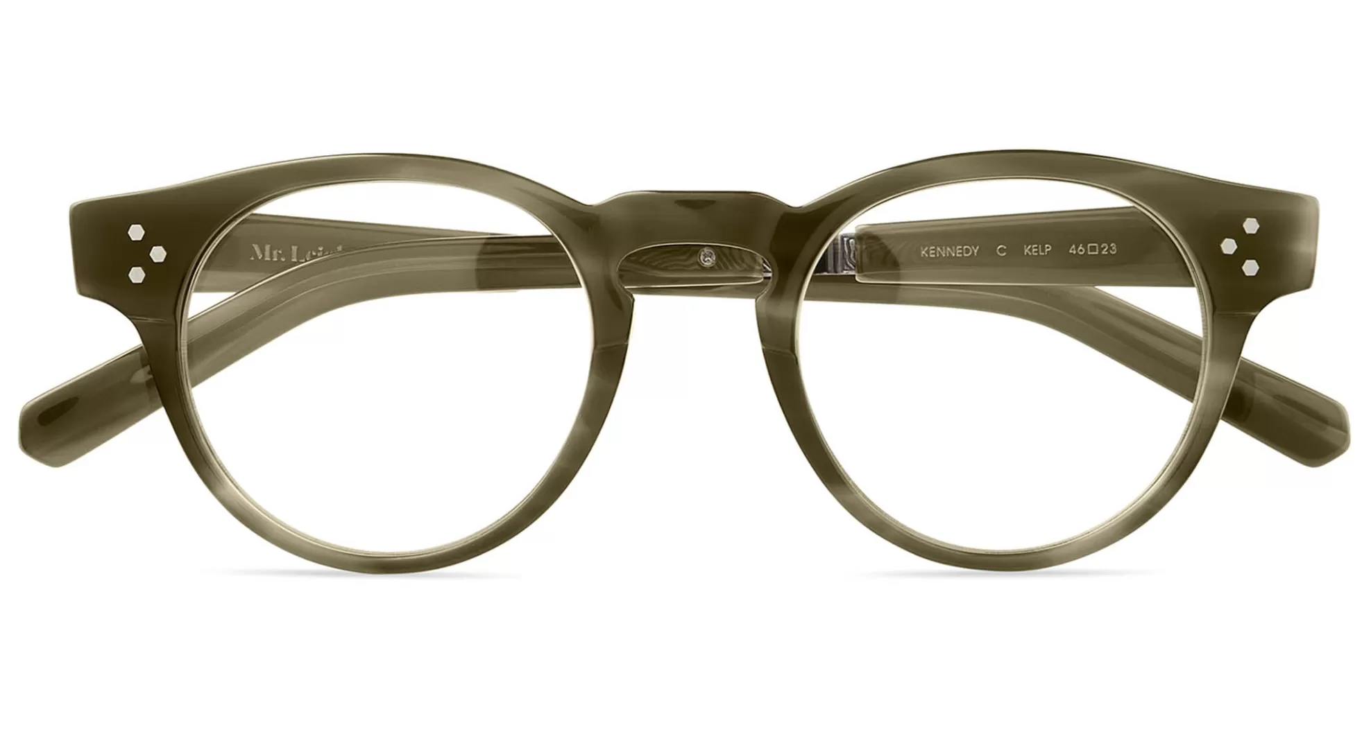 Lunettes de vue élégantes Garrett Leight - Collection Mr. Leight
Modèle KENNEDY C – Monture unisexe avec logo discret